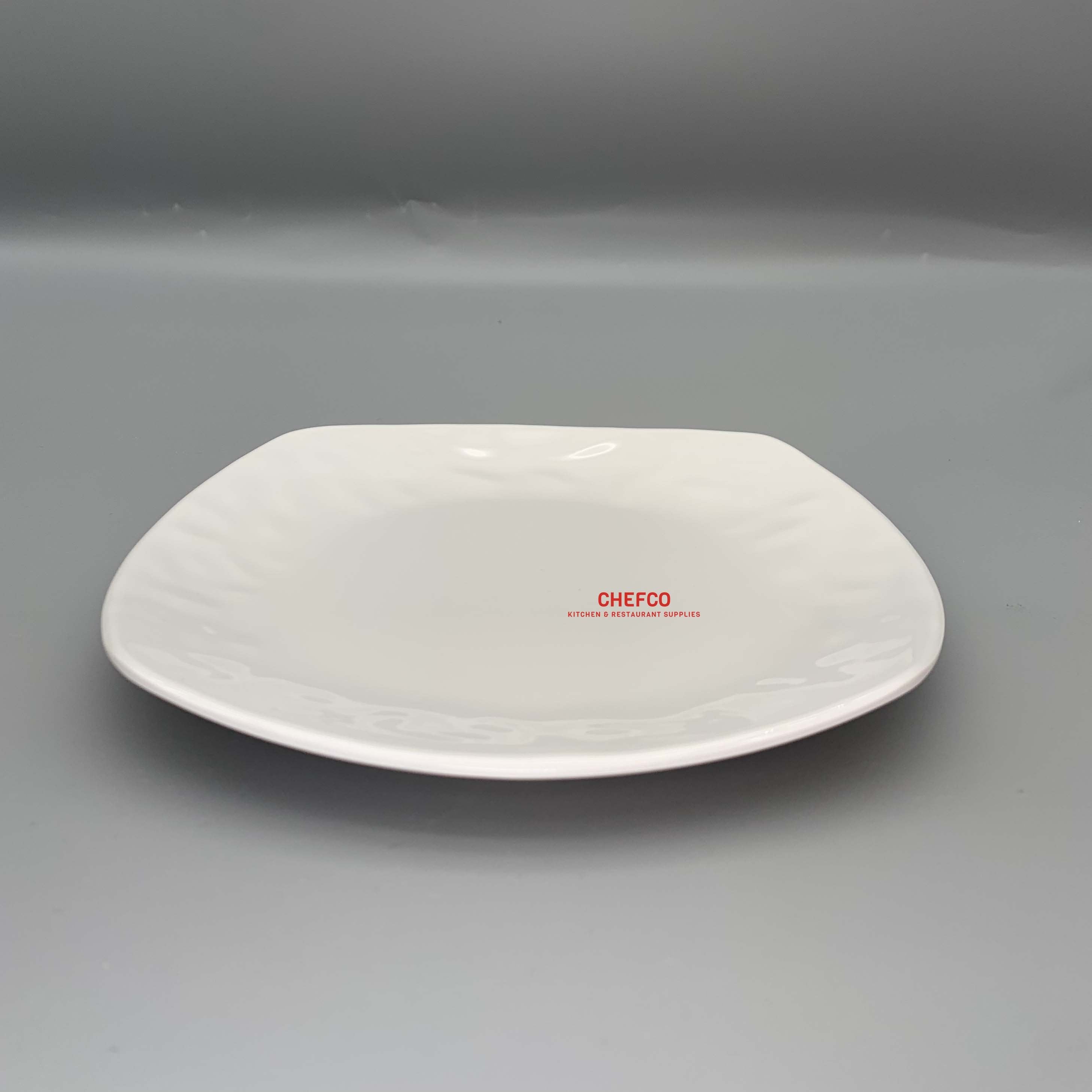 Square Decorative Rim Melamine Plate (D3108K,D3110K) - Chefcoca