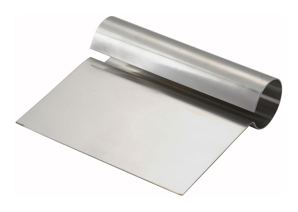 DSC-1-Stainless Steel Dough Scraper (5"L x 4.5"W)