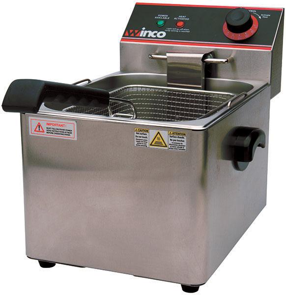 Winco Countertop Single Well Deep Fryer - Chefcoca