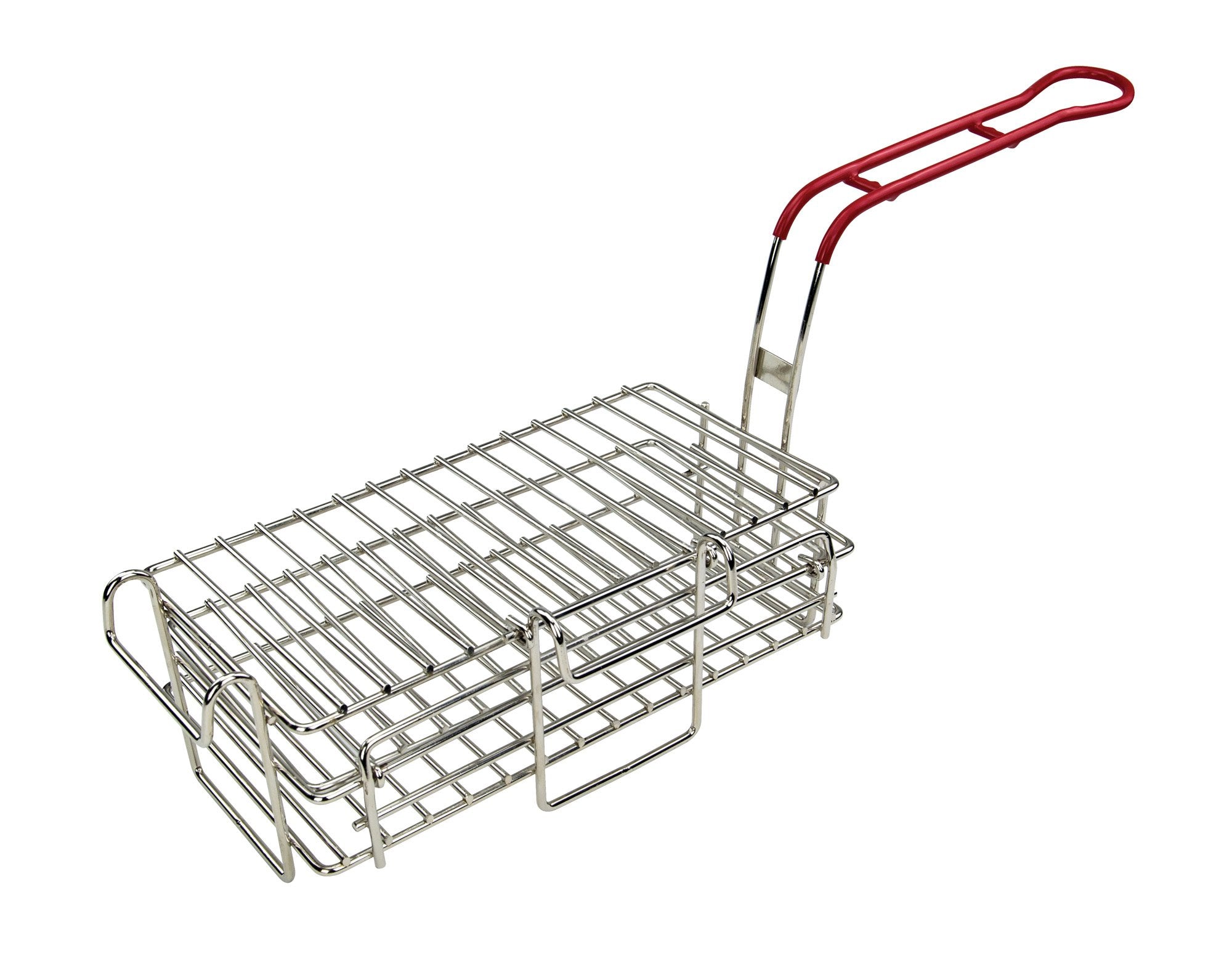 Burrito/Chimichanga/Corn Dog Fry Basket with 9" Handle (11.5"L x 6"W x 3-7/8"H) - Chefcoca