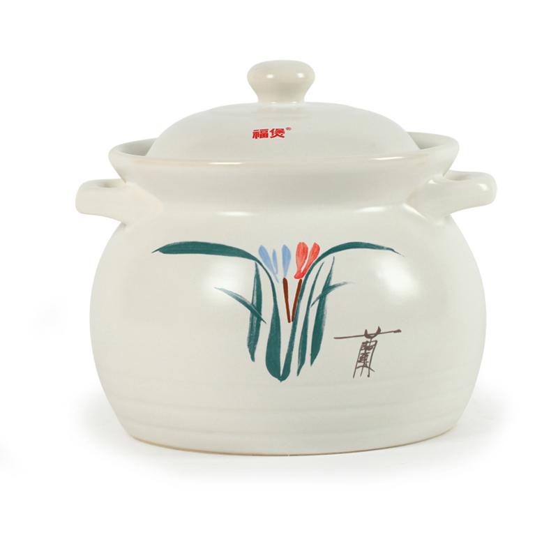 Fubao Heat Resistant Clay Braising and Casserole Pot with Lid (FB10-FB15) - Chefcoca