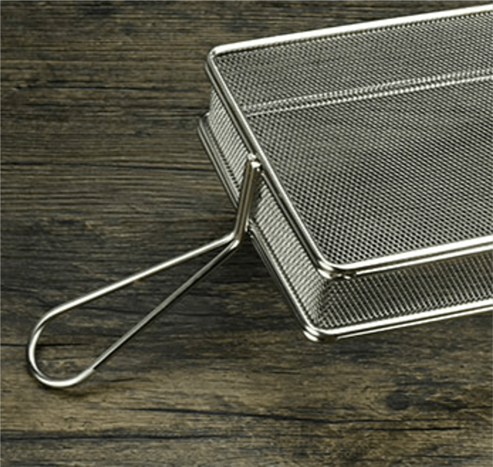 Mini Rectangular Fry Serving Basket (25.5cmL x 13cmW x 4.5cmH) - Chefcoca