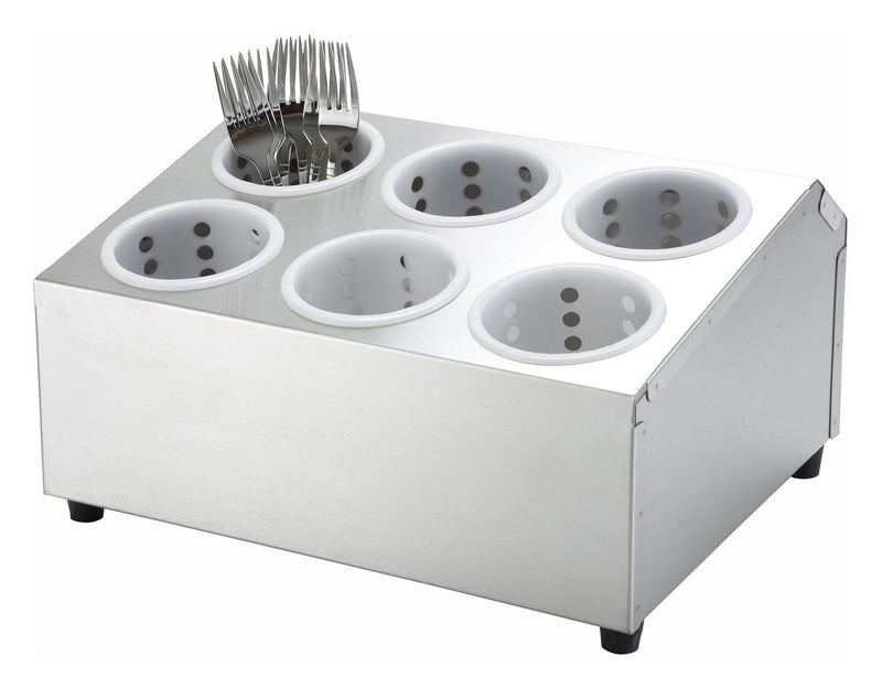 Flatware Holder Stainless Steel with 6 Slots
