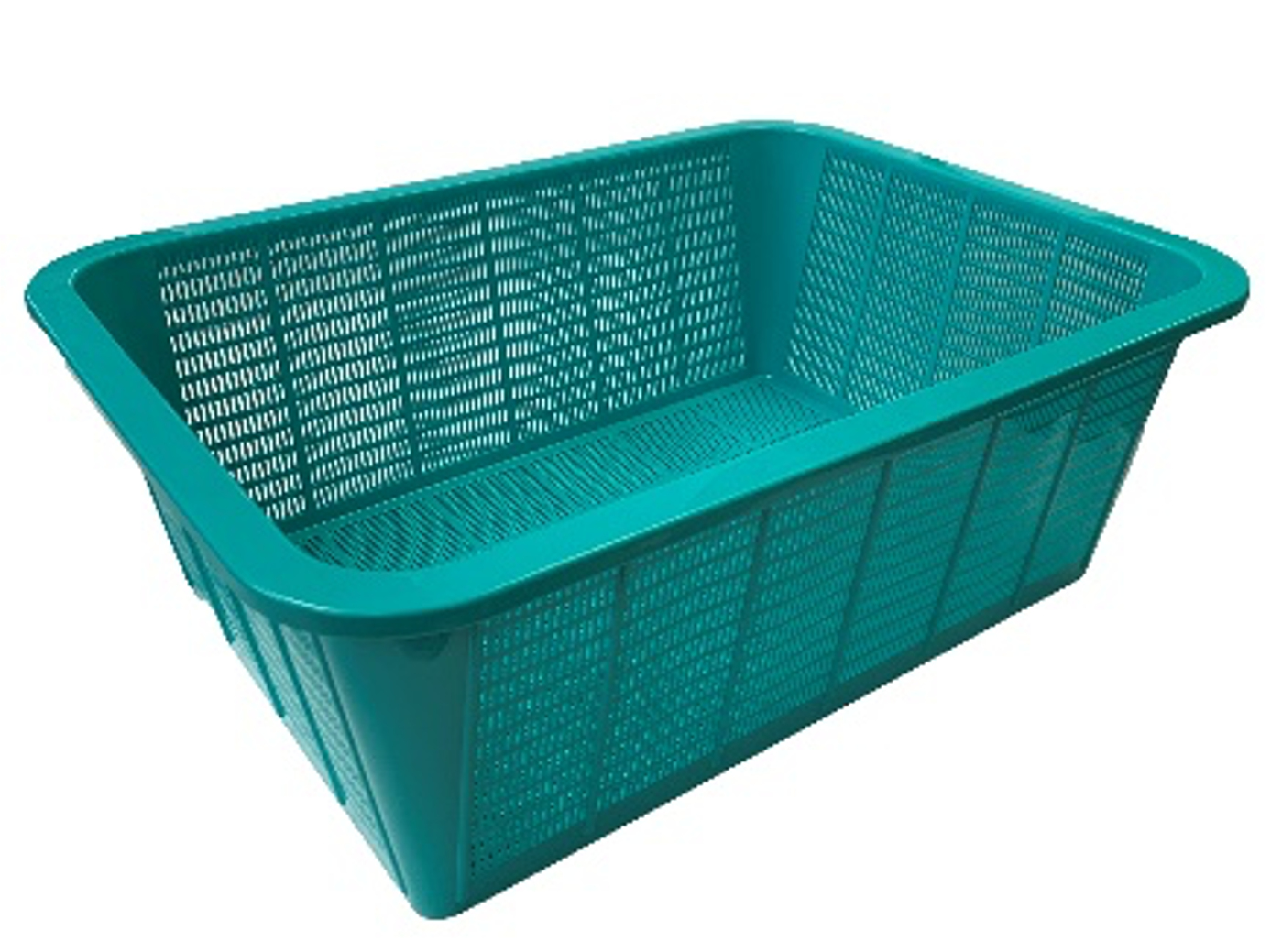 Green Rectangular Vegetable Wash Basket (49cmL x 37cmW x 18cmH) - Chefcoca
