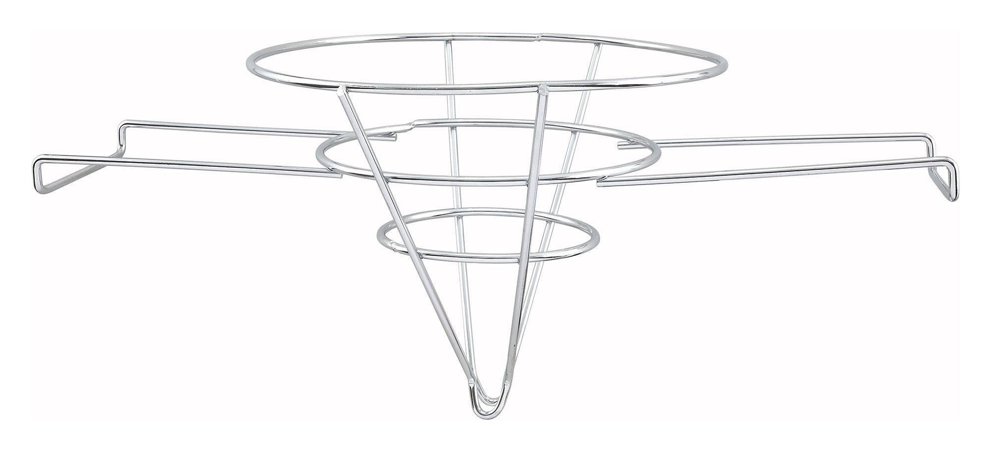 10" Fryer Filter Stand, Chrome Plated - Chefcoca