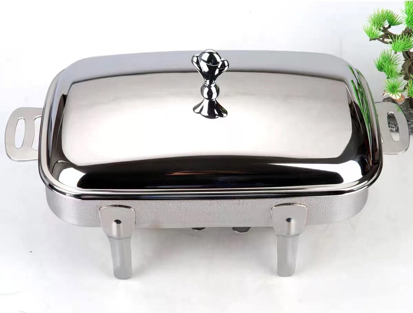 Deluxe Rectangular Food Warmer-2.4L - Chefcoca