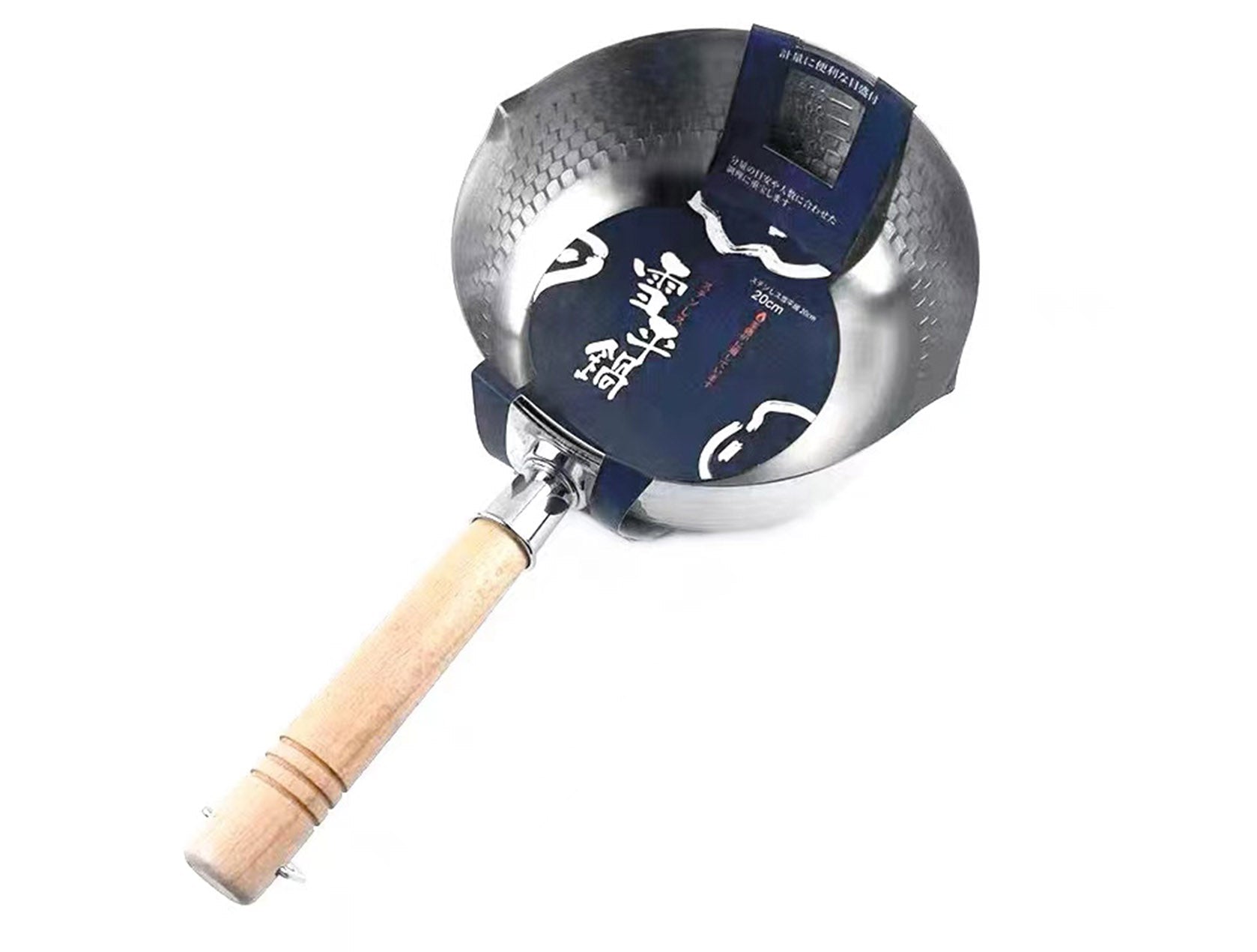 Stainless Steel Sauce Pan with Wooden Handle - Chefcoca