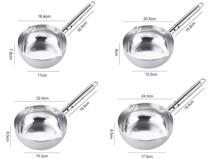 Aluminium Sauce Pan (18cm-24cm Diameter)