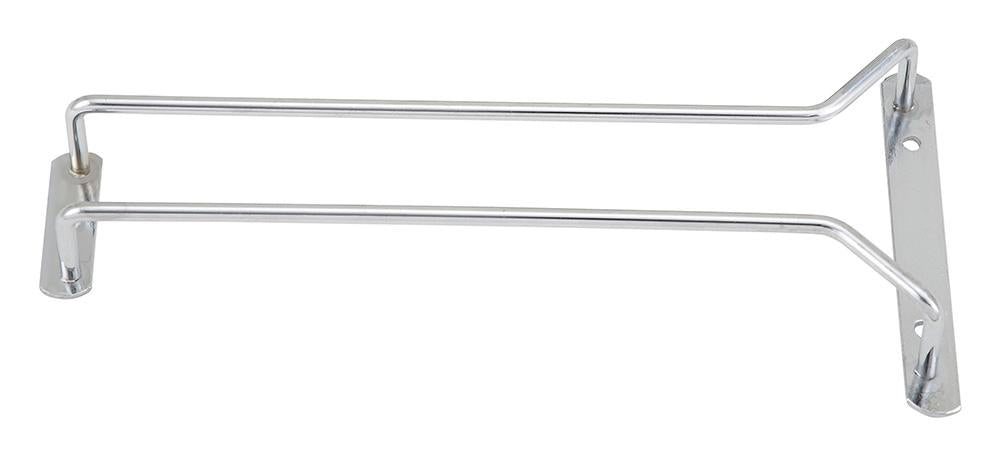 Chrome Plated Single Channel Wire Glass Hanger - Chefcoca