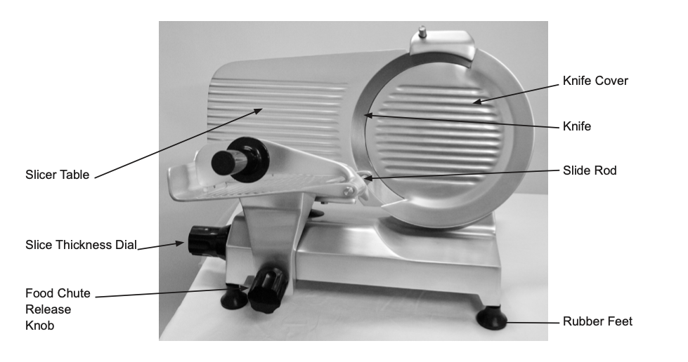 Globe C10 Chefmate 10″ Diameter Blade Manual Economy Duty Meat Slicer, 1/4HP - Chefcoca