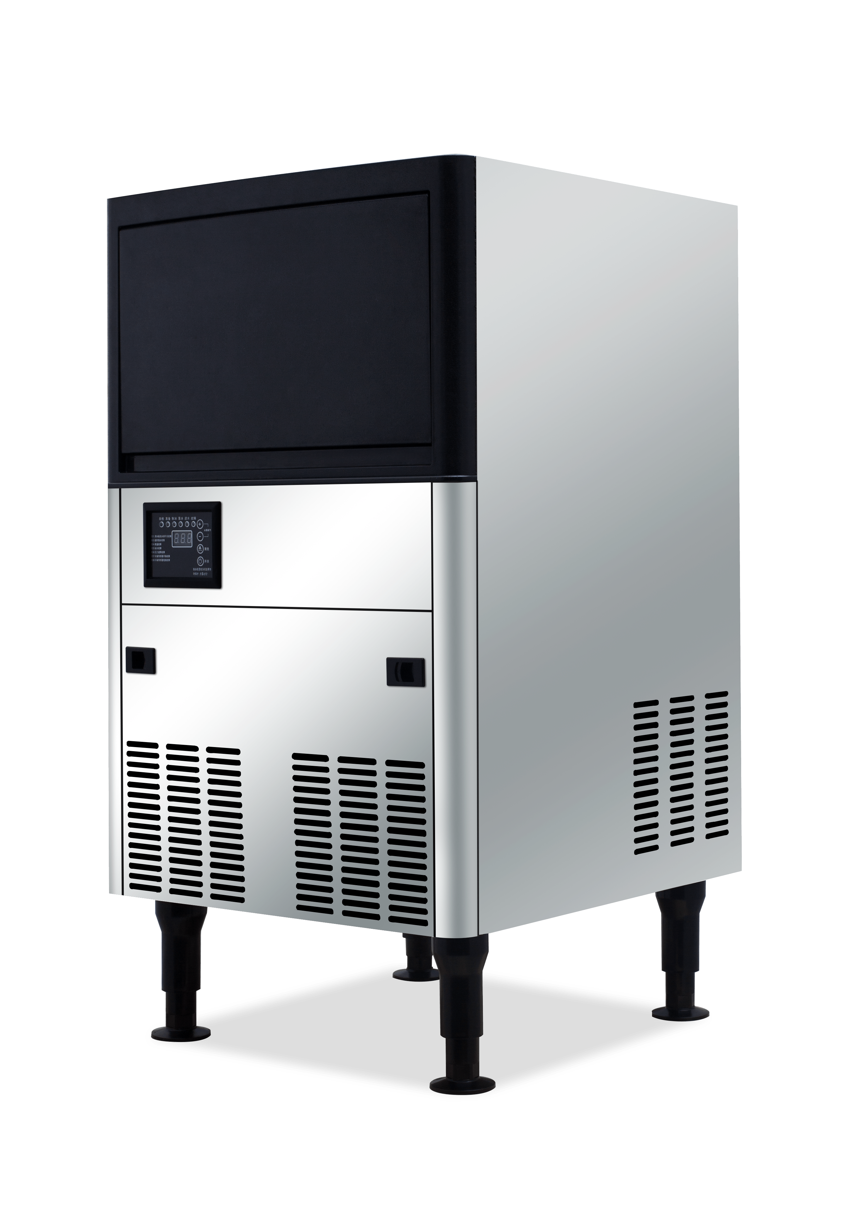 Sub-equip IC-120BA Air-Cooled Ice Machine, Cube Shaped Ice, 120LBS/24HRS, 40LBS Storage - Chefcoca