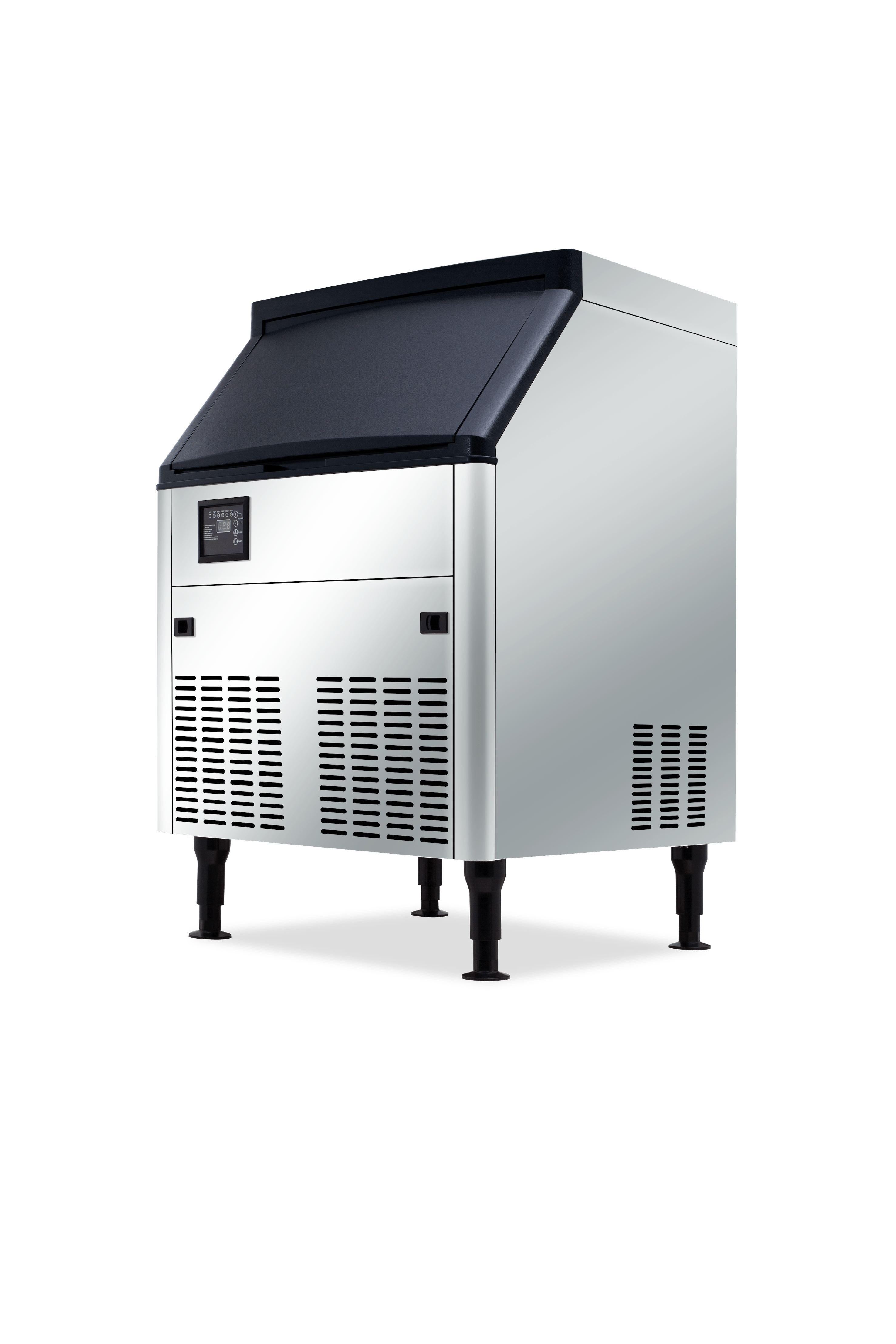 Sub-equip IC-210BA Air-Cooled Ice Machine, Cube Shaped Ice, 210LBS/24HRS, 80LBS Storage - Chefcoca