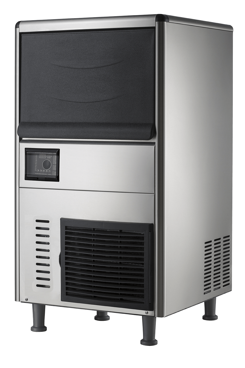 Sub-equip IF-264BA Air-Cooled Ice Machine, Flake Shaped Ice, 259LBS/24HRS, 110LBS Storage - Chefcoca