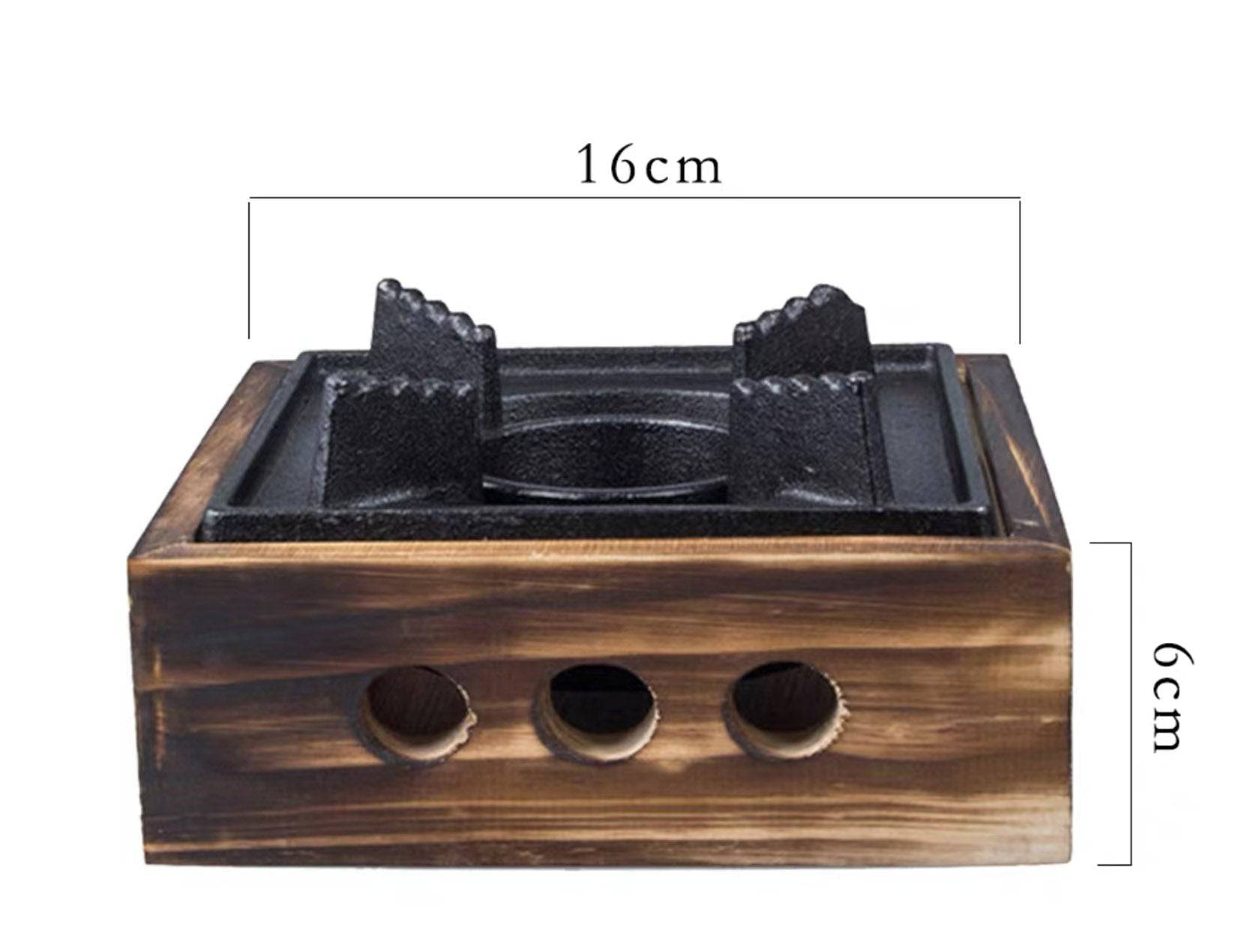 Portable Aluminum Alloy Square Solid Alcohol Stove - Chefcoca