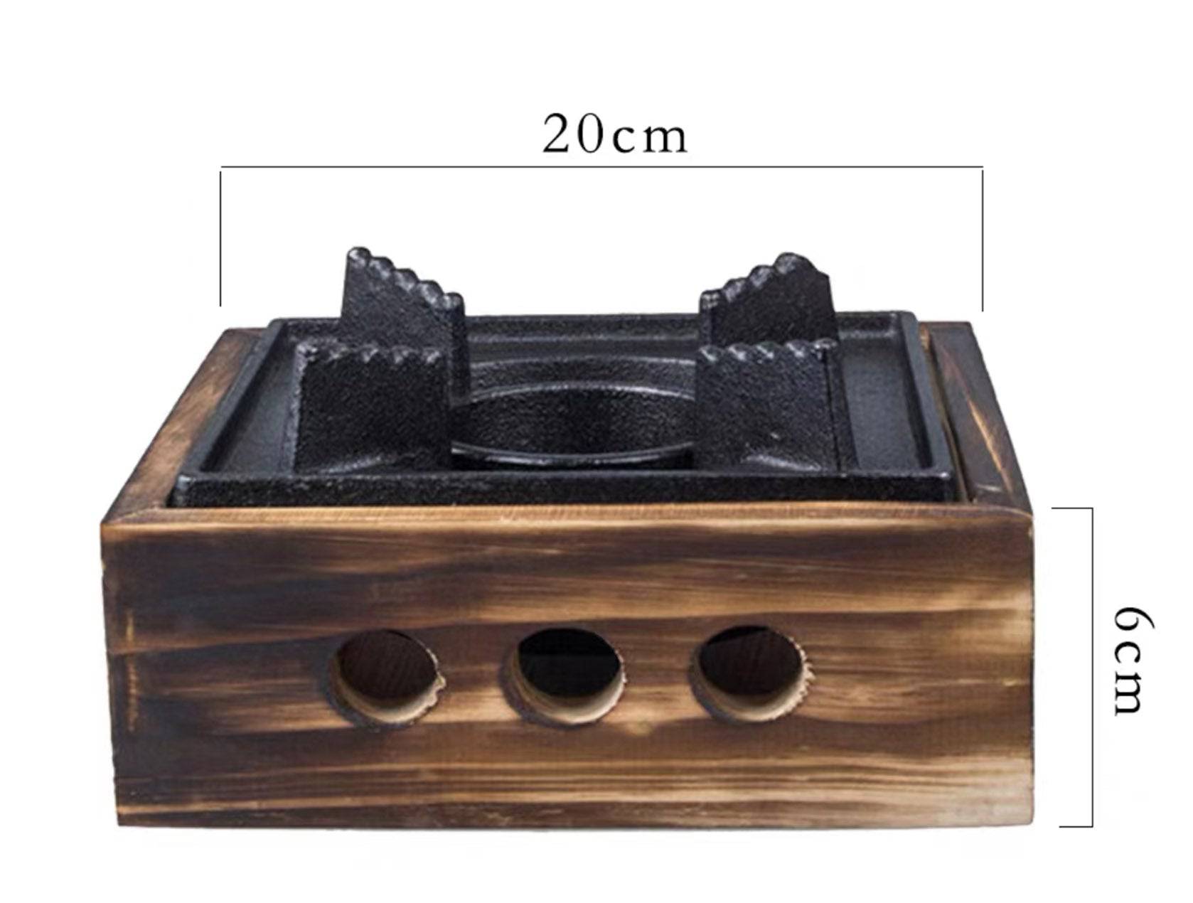 Portable Aluminum Alloy Square Solid Alcohol Stove - Chefcoca