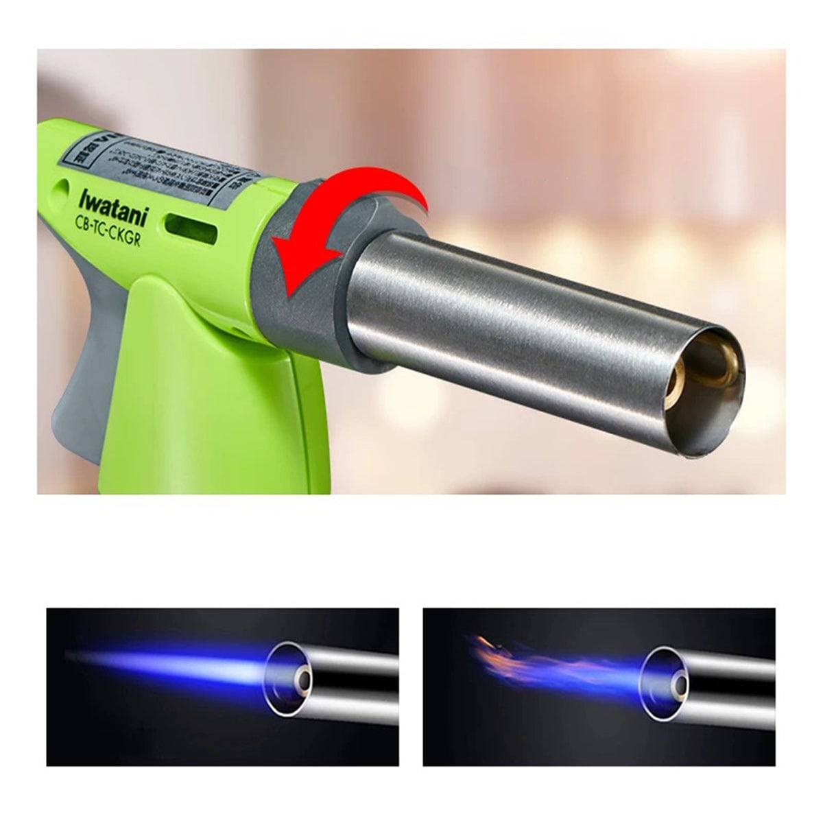 Iwatani CB-TC-CKGR Culinary Gas Torch - Chefcoca