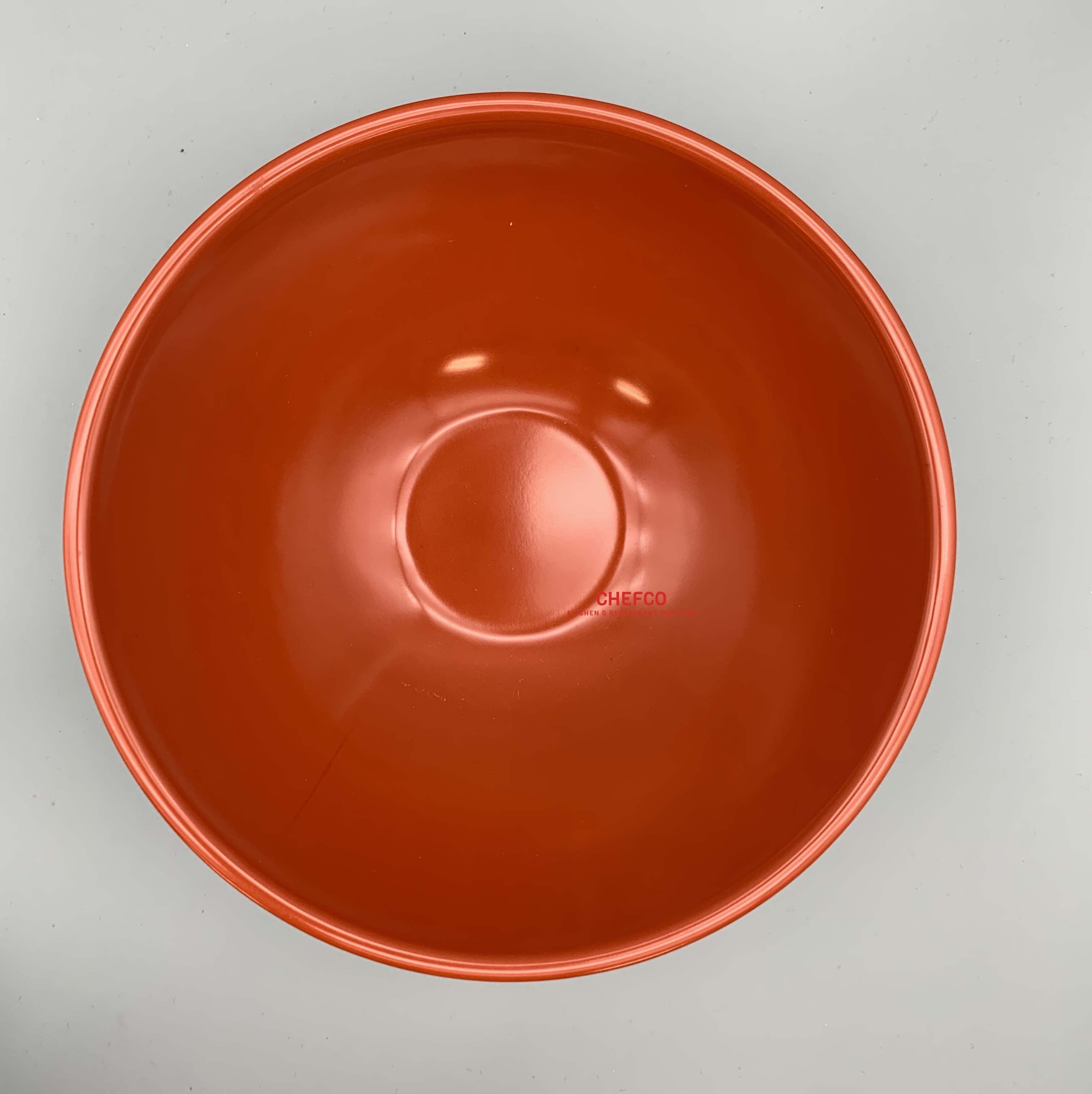Black and Red Melamine Noodle Bowl (J-8.8) - Chefcoca