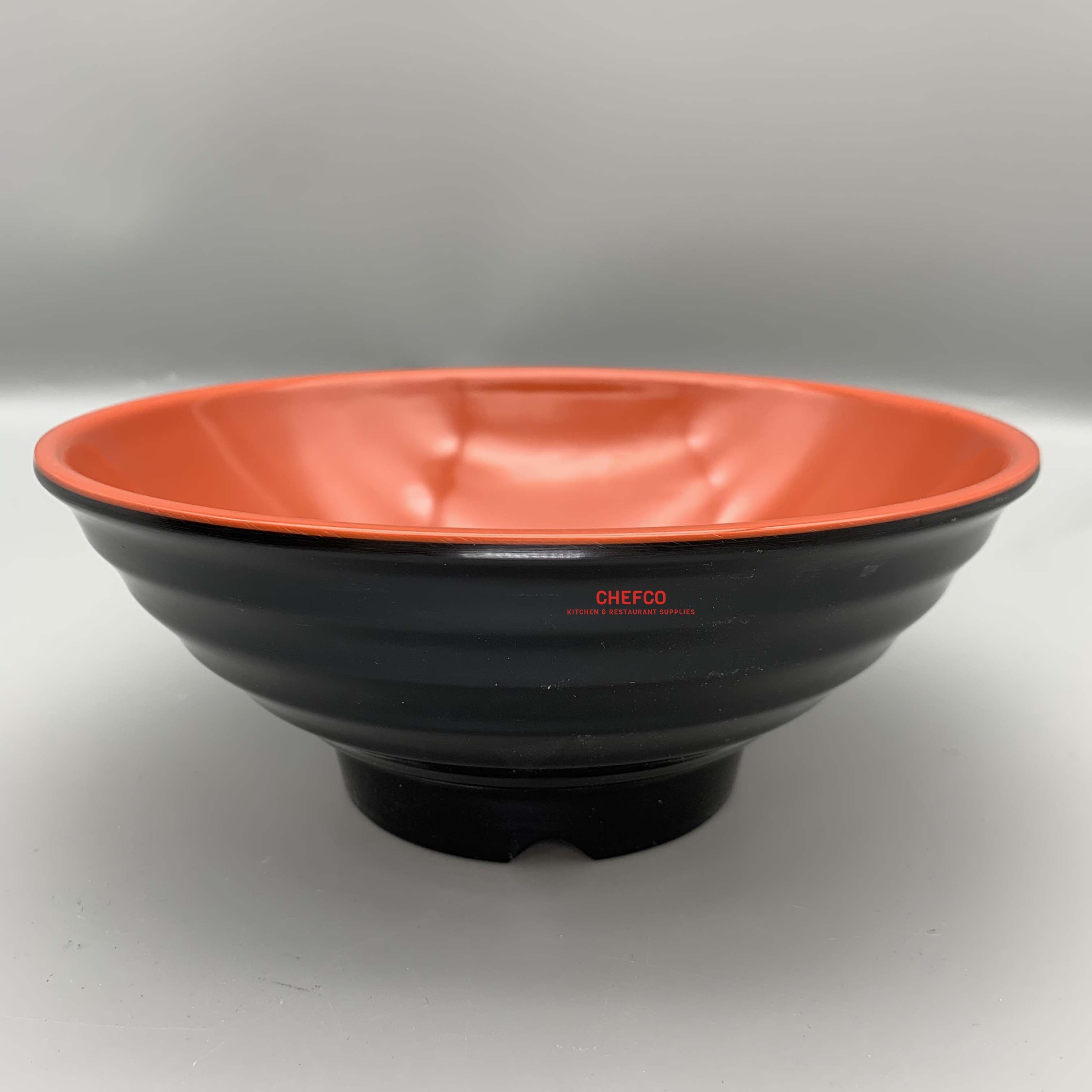 Black and Red Melamine Noodle Bowl (J-8.8) - Chefcoca
