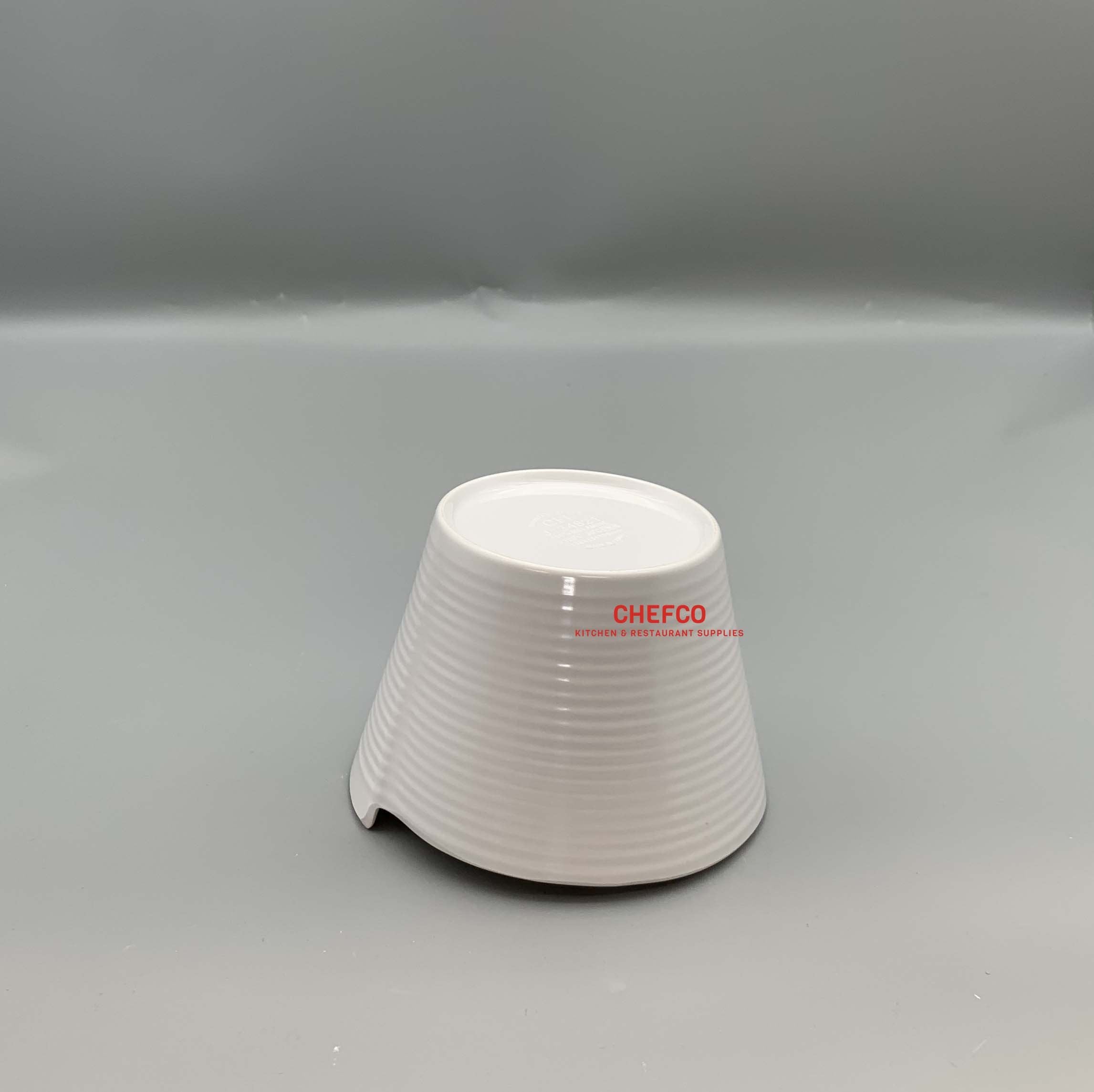 White Geometric Melamine Bowl (J134821) - Chefcoca