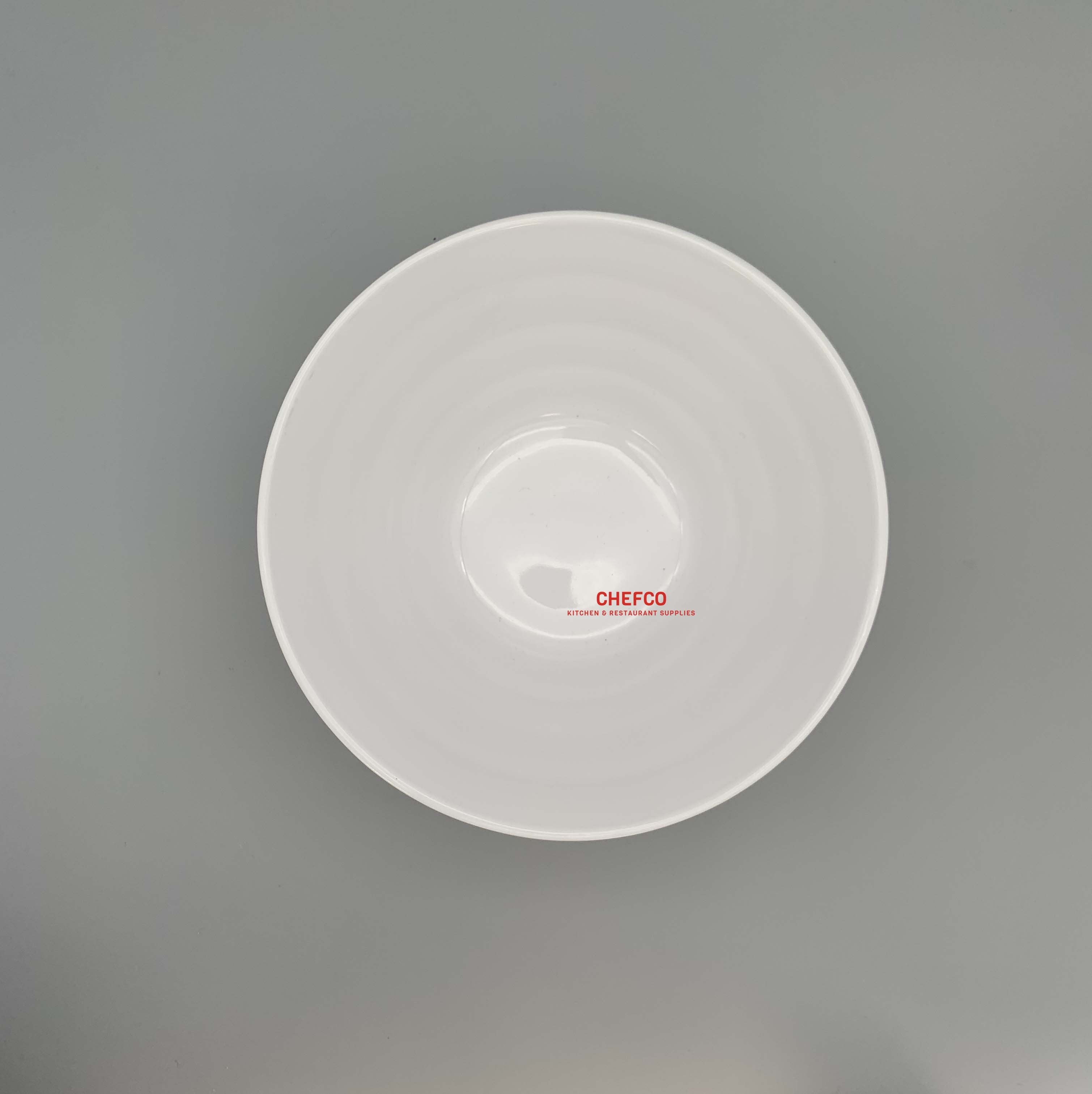 White Textured Waves Melamine Bowl (J2314680) - Chefcoca