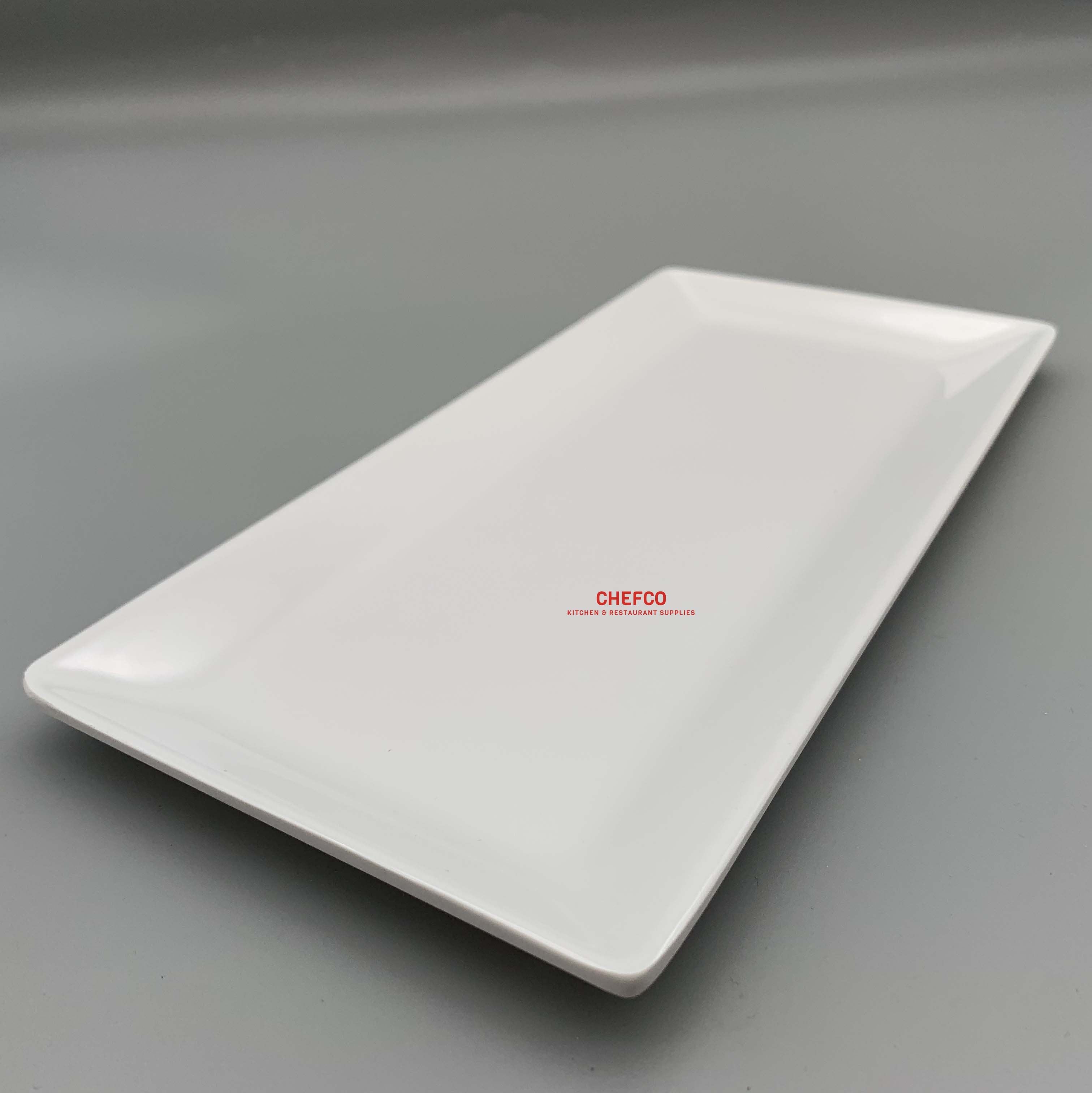 Sleek Rectangular Melamine Plate (J319892) - Chefcoca