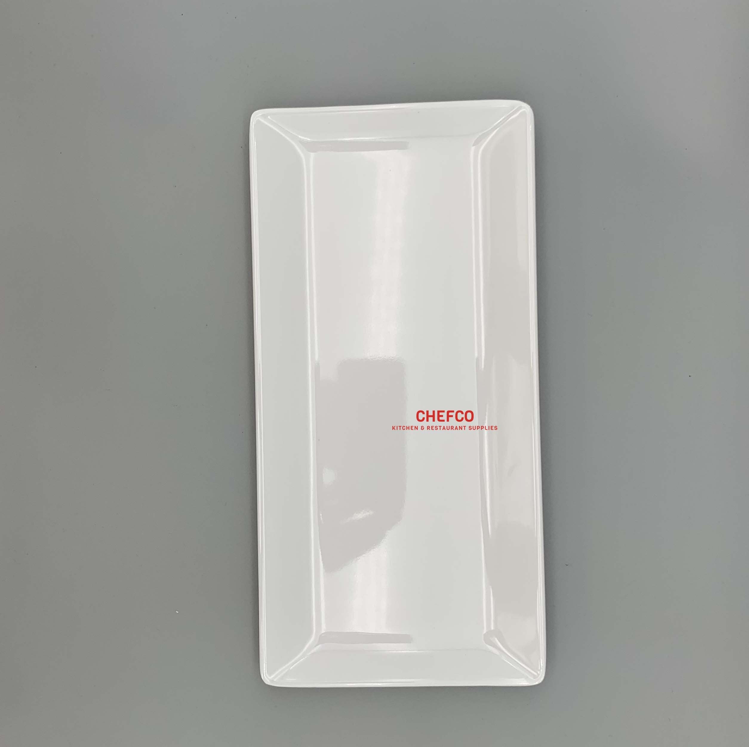 Sleek Rectangular Melamine Plate (J319892) - Chefcoca