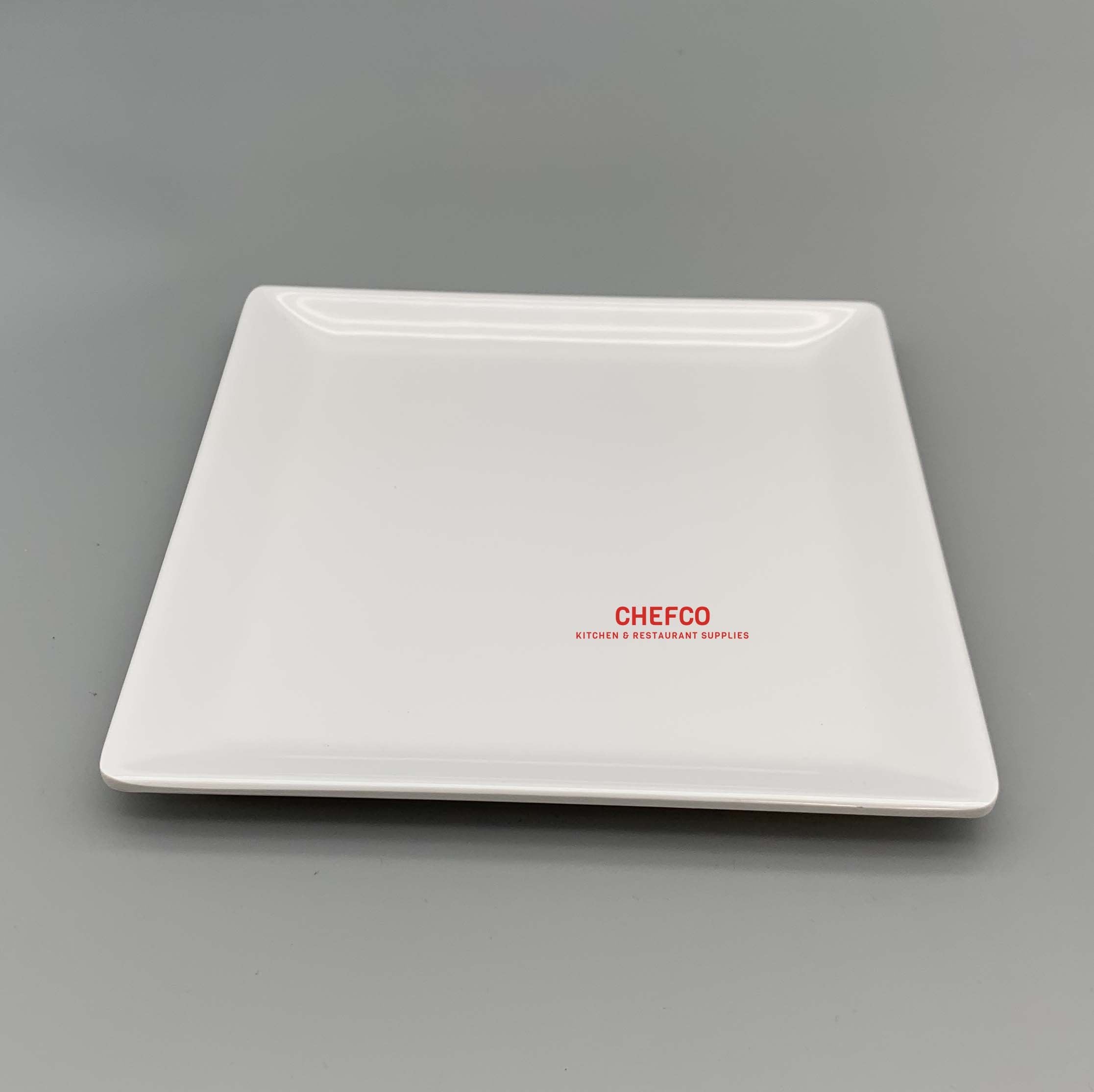 Sleek Square Melamine Plate (J319895) - Chefcoca