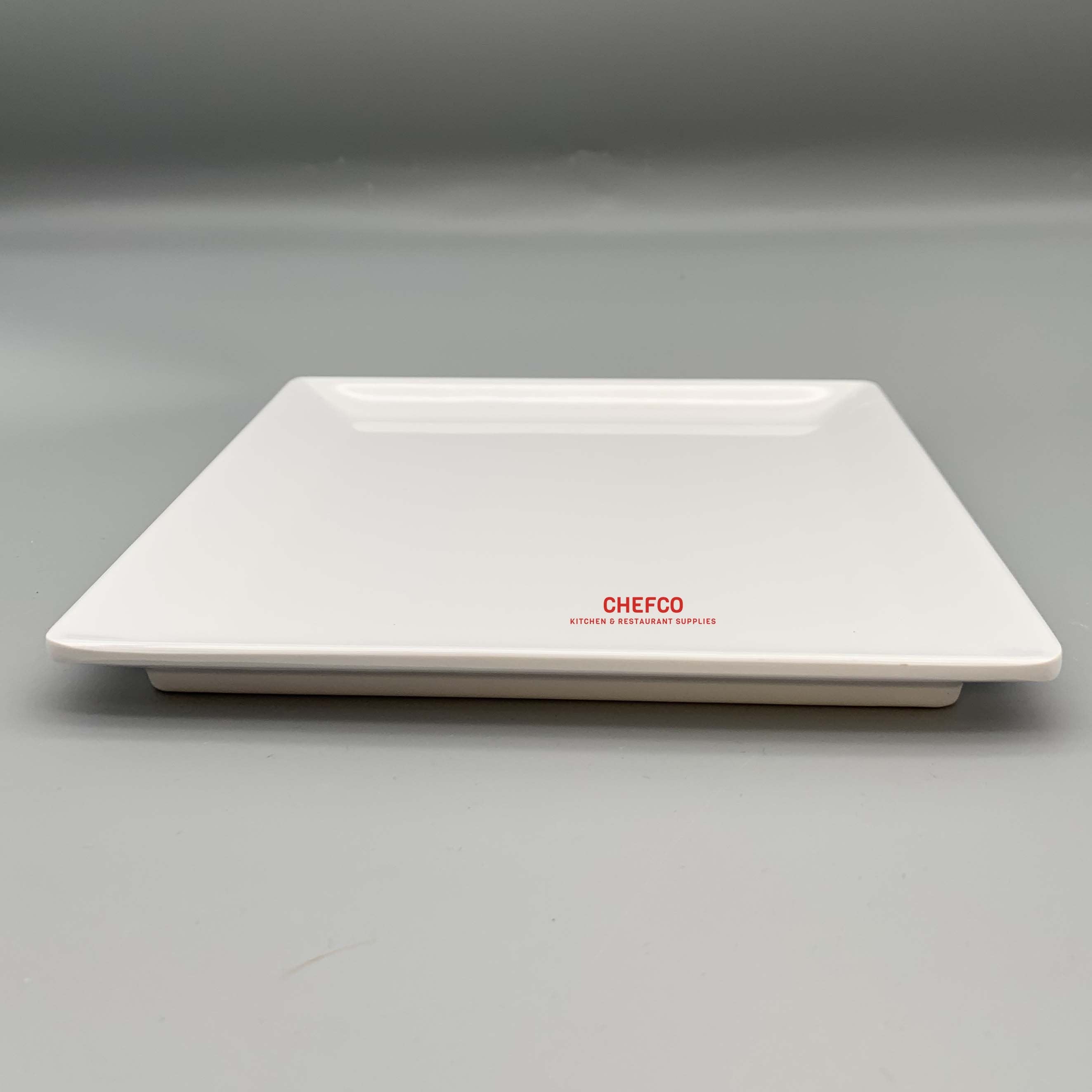 Sleek Square Melamine Plate (J319895) - Chefcoca