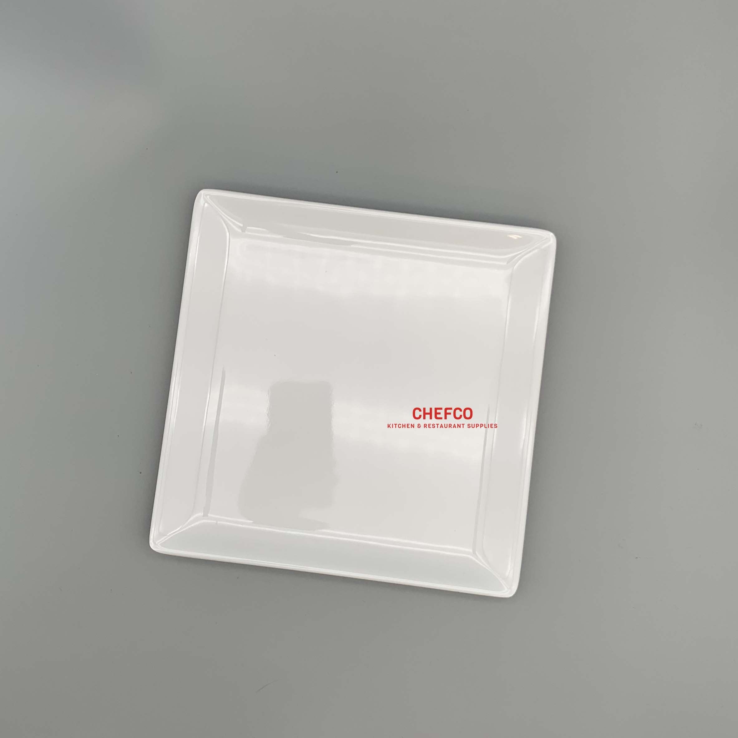 Sleek Square Melamine Plate (J319895) - Chefcoca