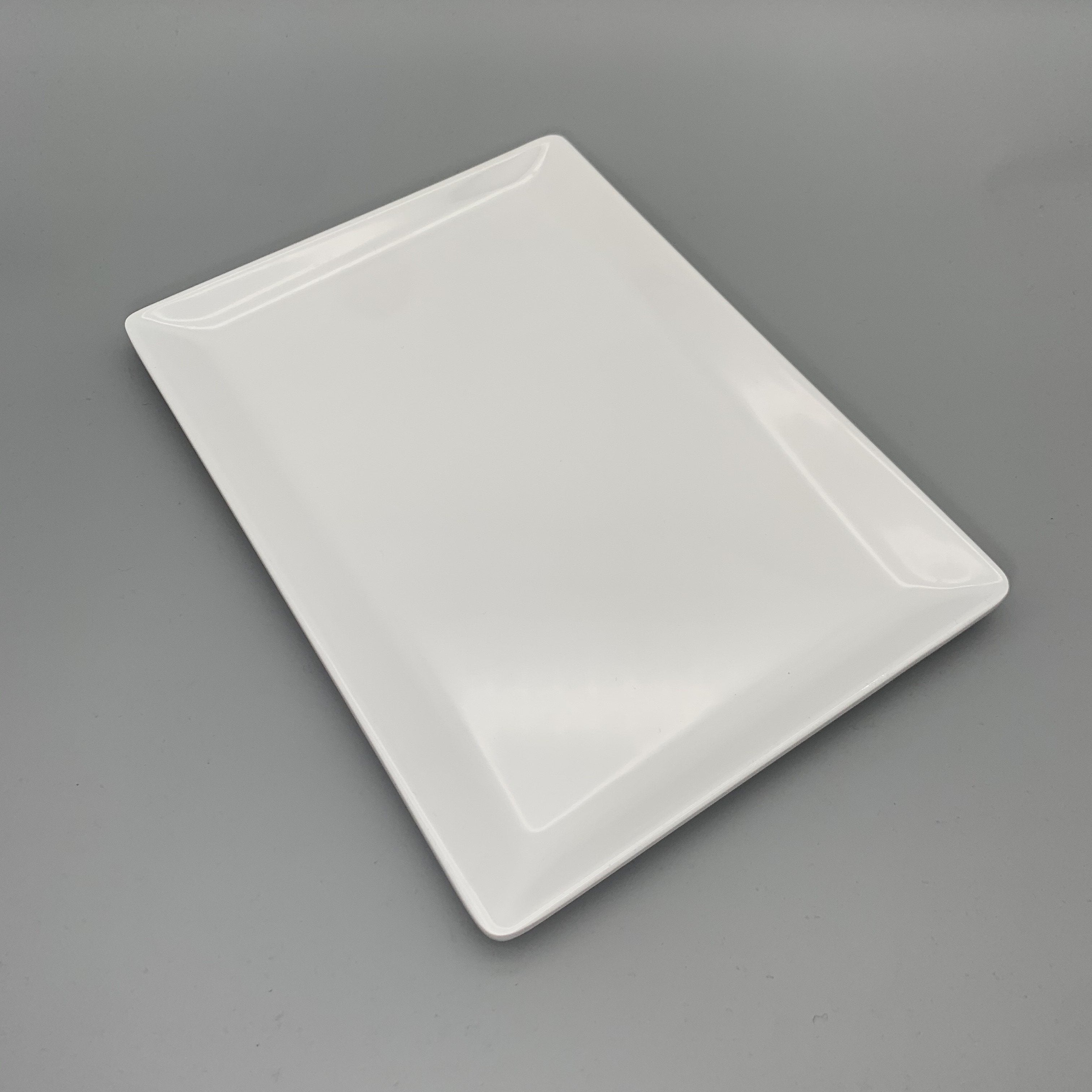 Sleek Rectangular Melamine Plate (J319896) - Chefcoca