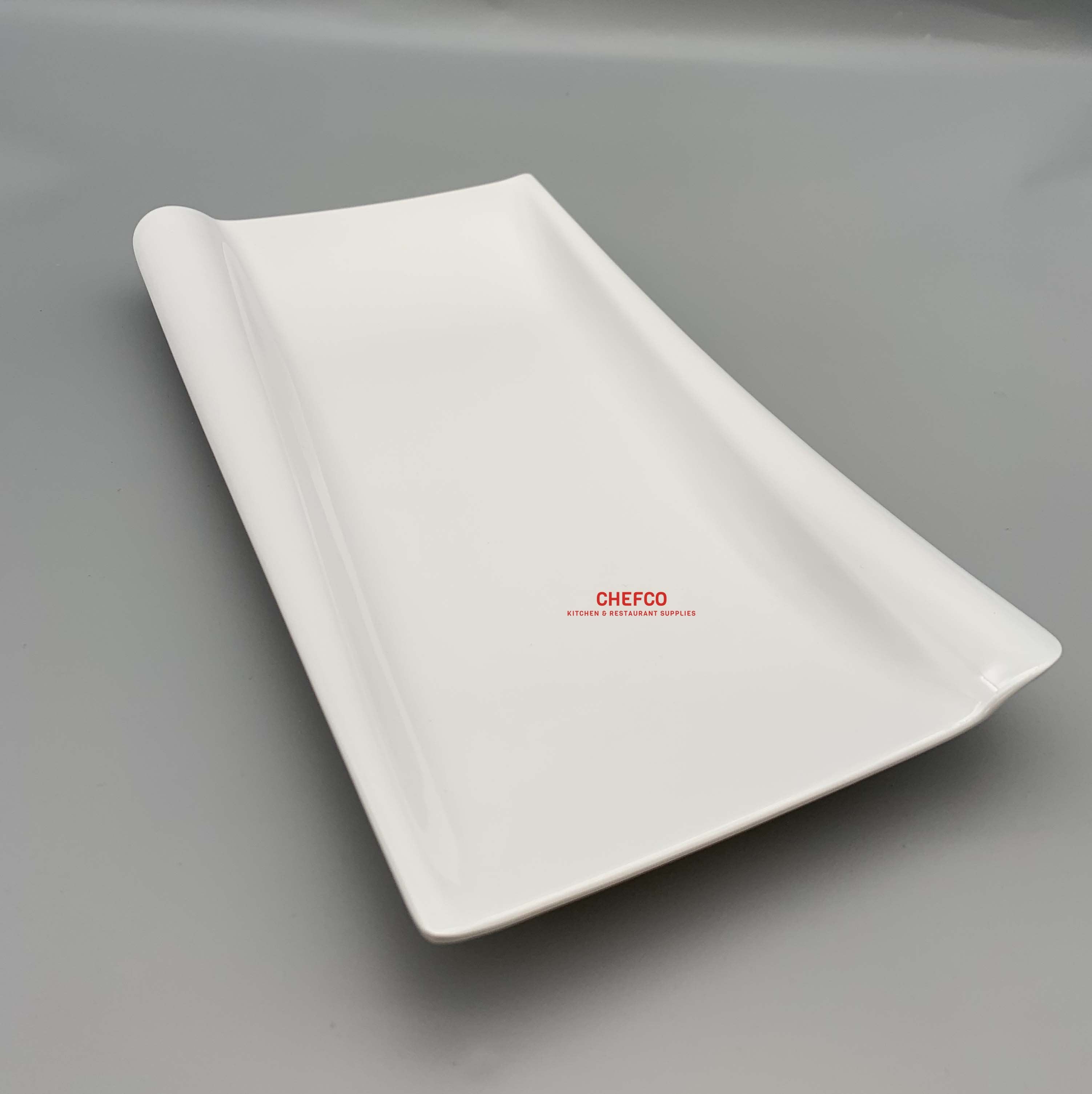 Double Edge Melamine Plate (J411730-J411731) - Chefcoca