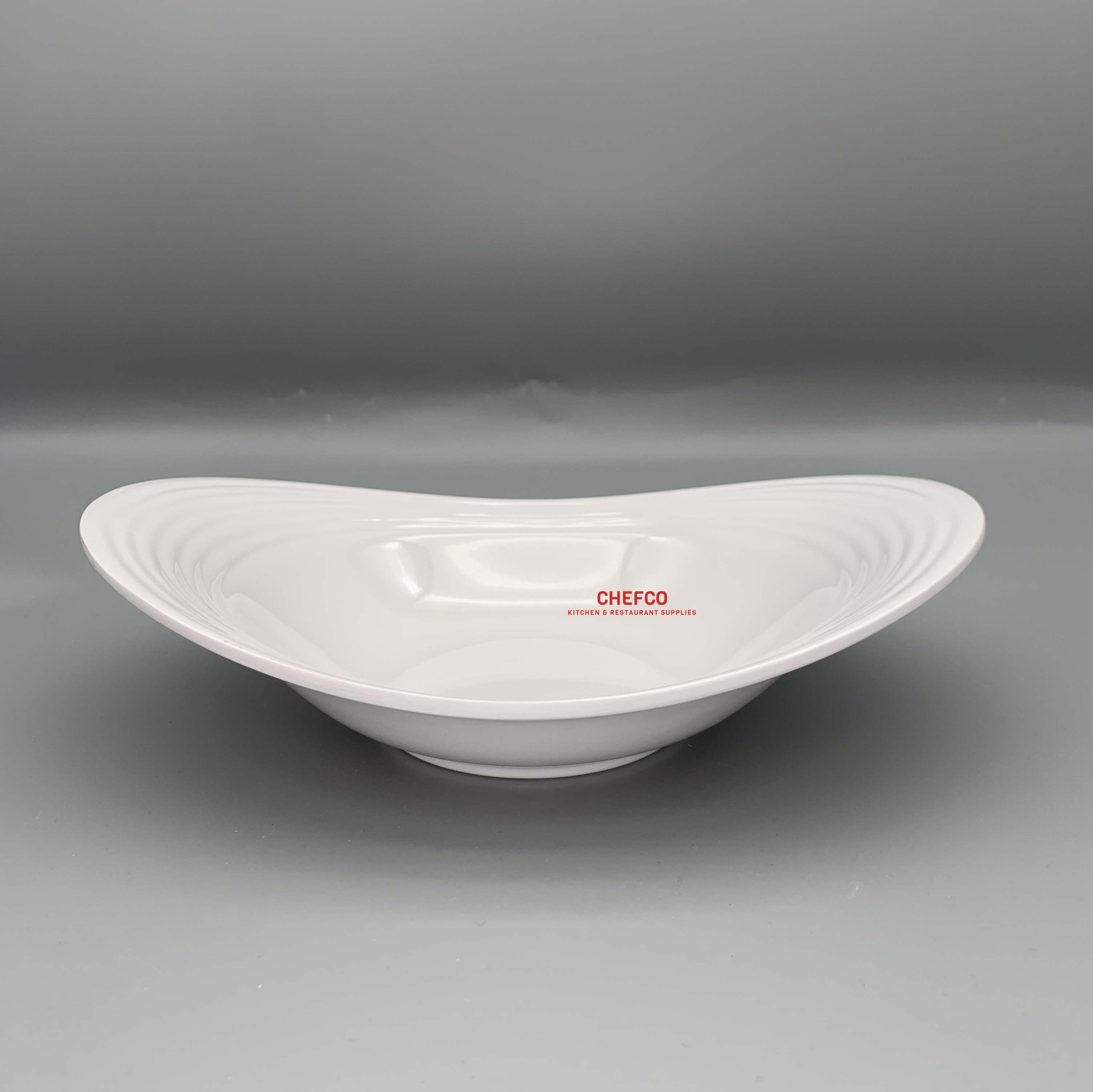 Classic Curved Oval Melamine Bowl (J636750-J636751) - Chefcoca