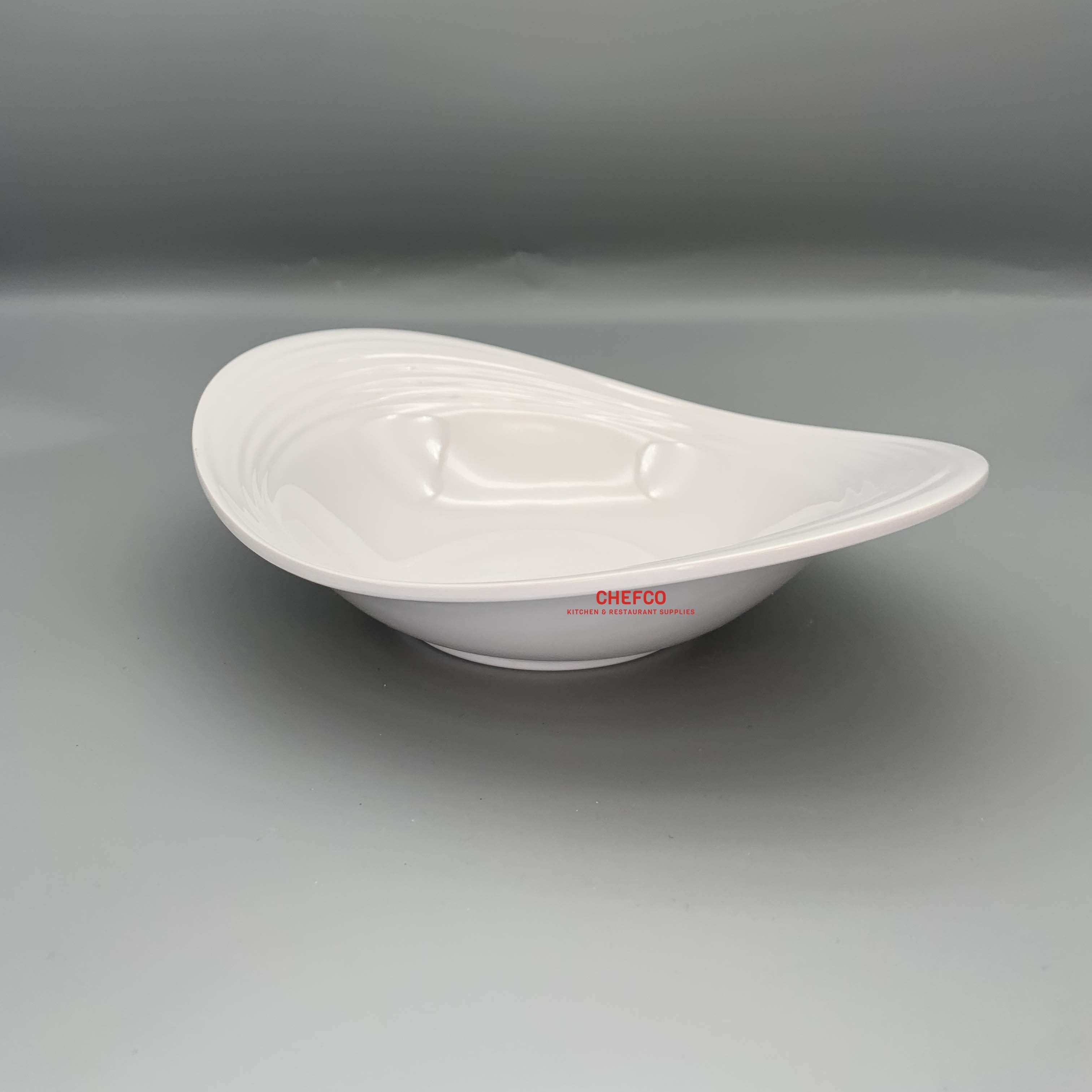 Classic Curved Oval Melamine Bowl (J636750-J636751) - Chefcoca