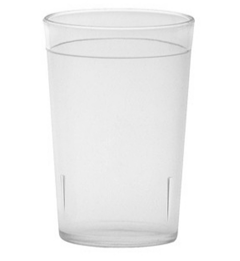 Clear Polycarbonate Frosted Water Cup/Tumbler (9-16oz)