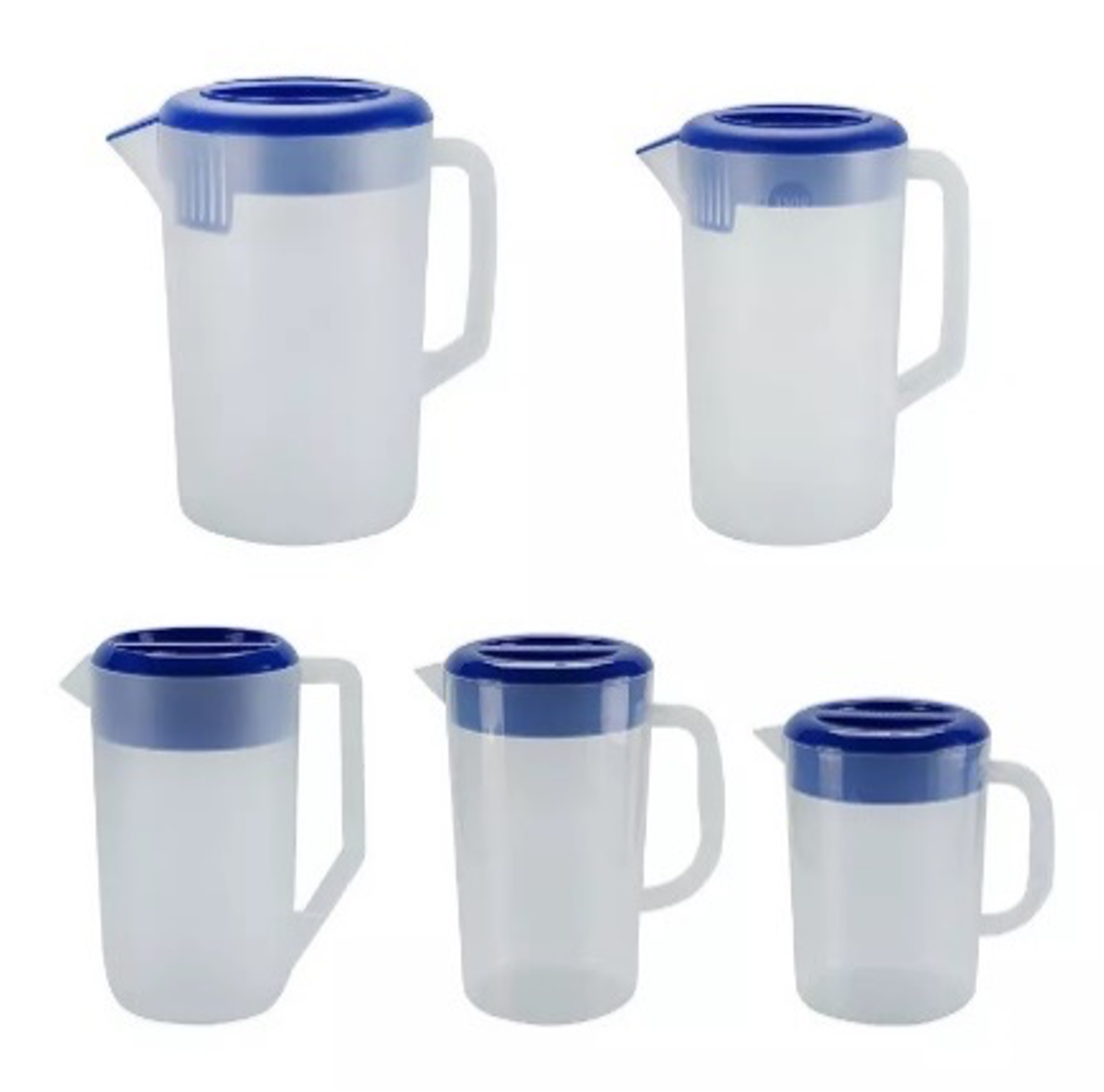 Plastic Water and Beverage Pitcher with Lid(1.5-5L) - Chefcoca