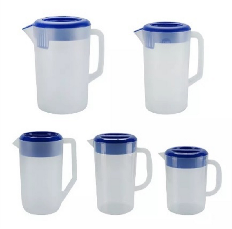 Plastic Water and Beverage Pitcher with Lid(1.5-5L)