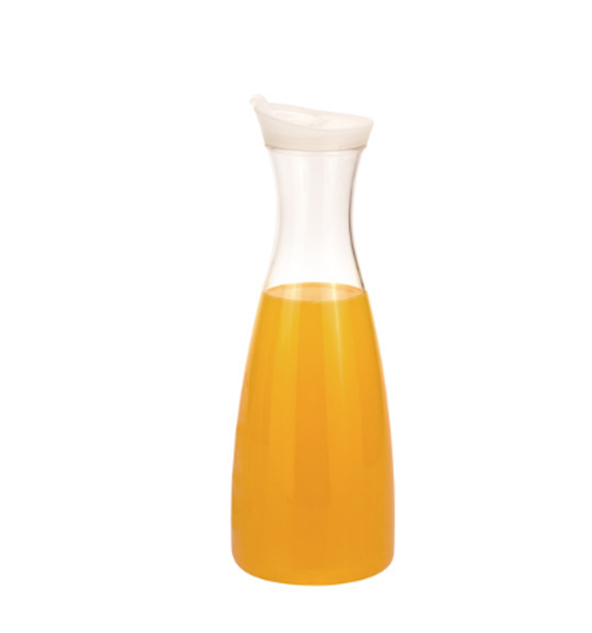 Clear Polycarbonate Juice Pitcher with Lid (1-1.5L) - Chefcoca