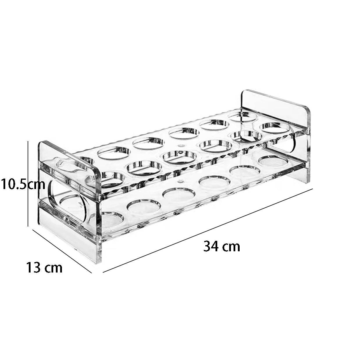 12 Holes Clear Acrylic Holder-(JD-8651) - Chefcoca