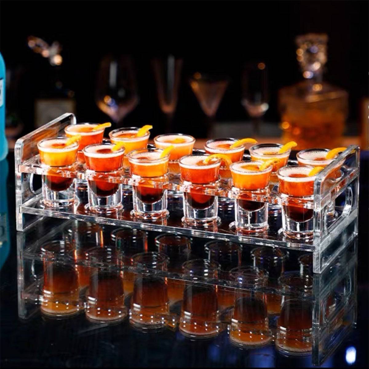 12 Holes Clear Acrylic Holder-(JD-8651) - Chefcoca
