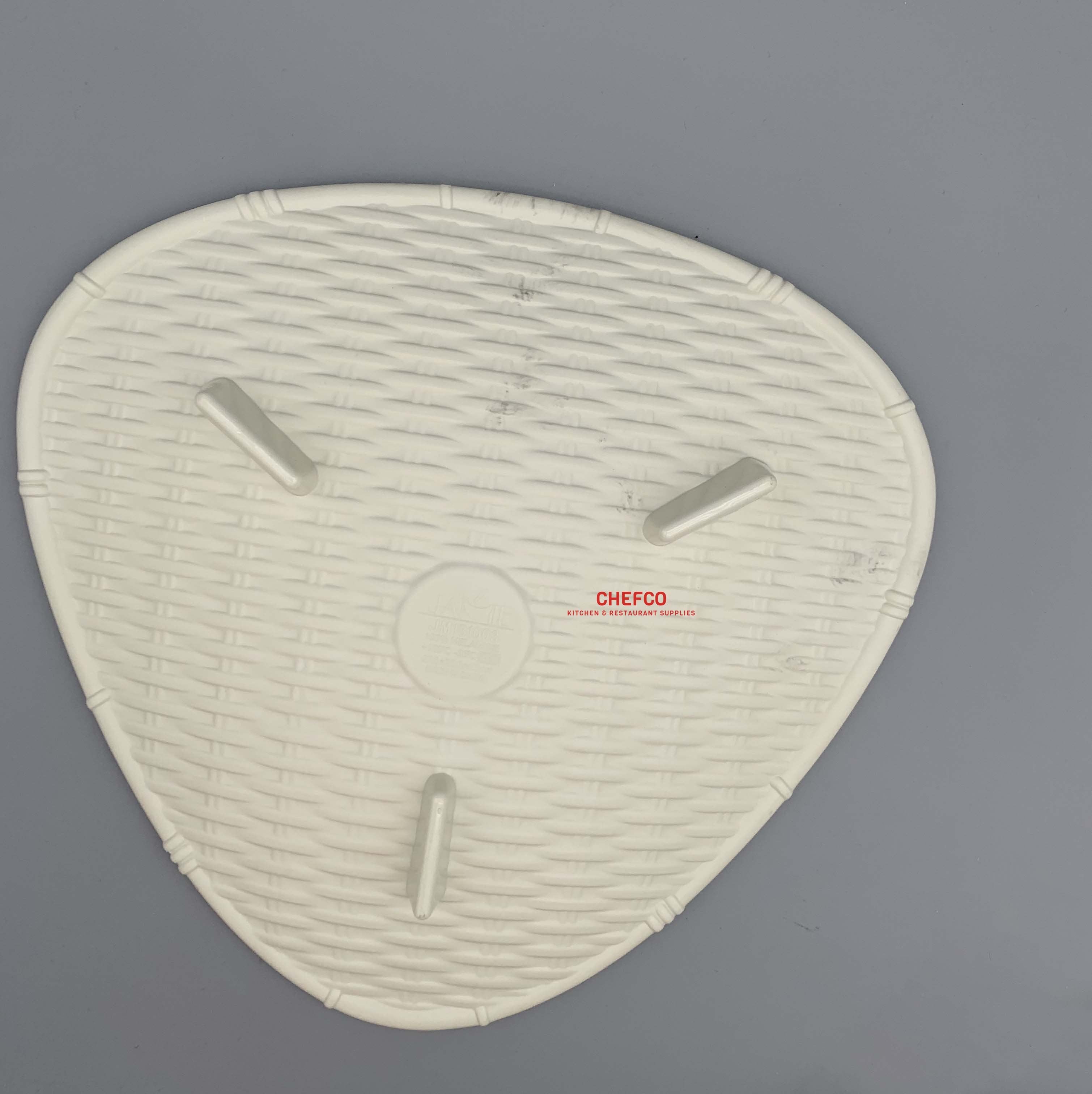 Triangular Melamine Rattan Style Plate (JM181003,JM181004) - Chefcoca