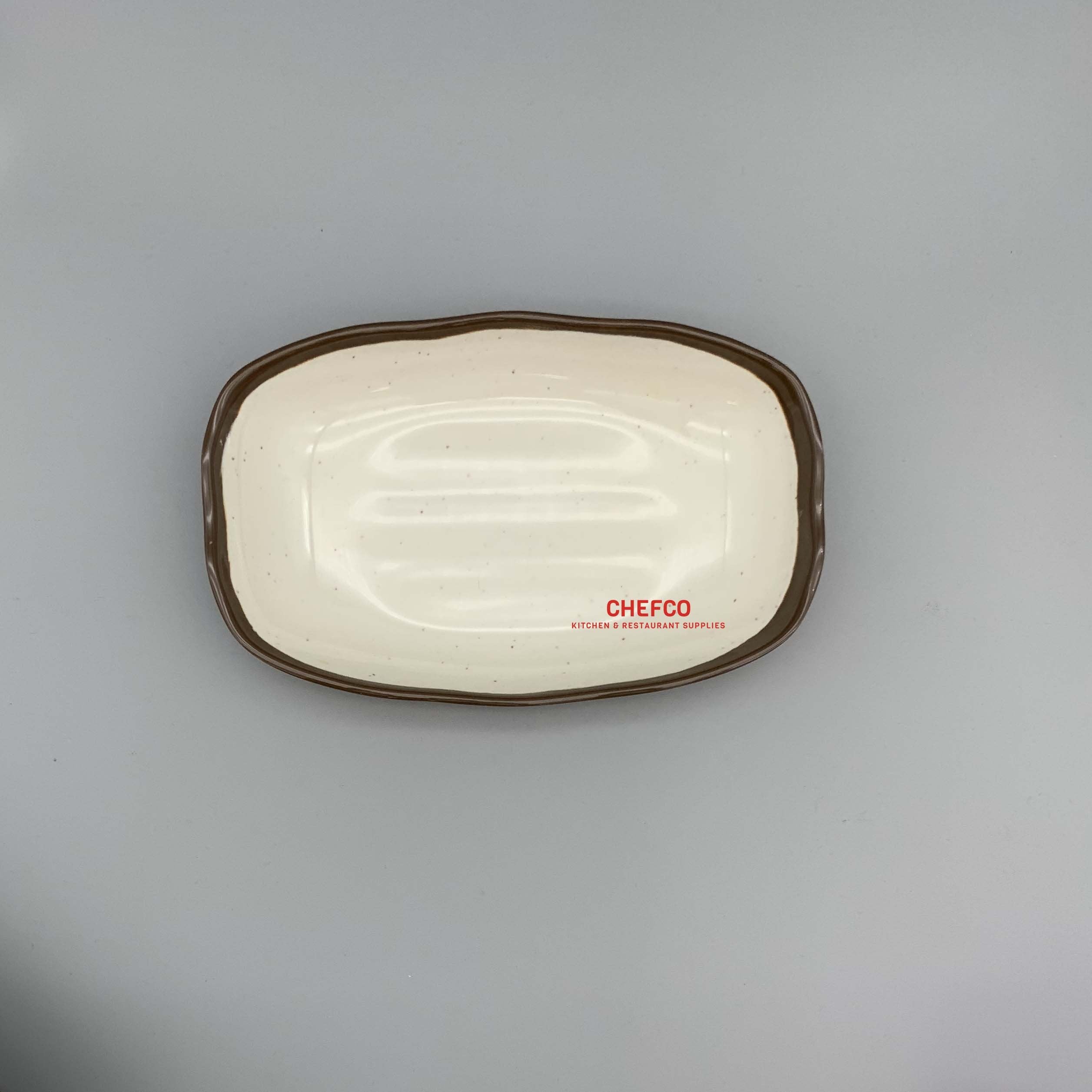 Two Toned Rim Melamine Plate (JS3208L,JS3209L) - Chefcoca