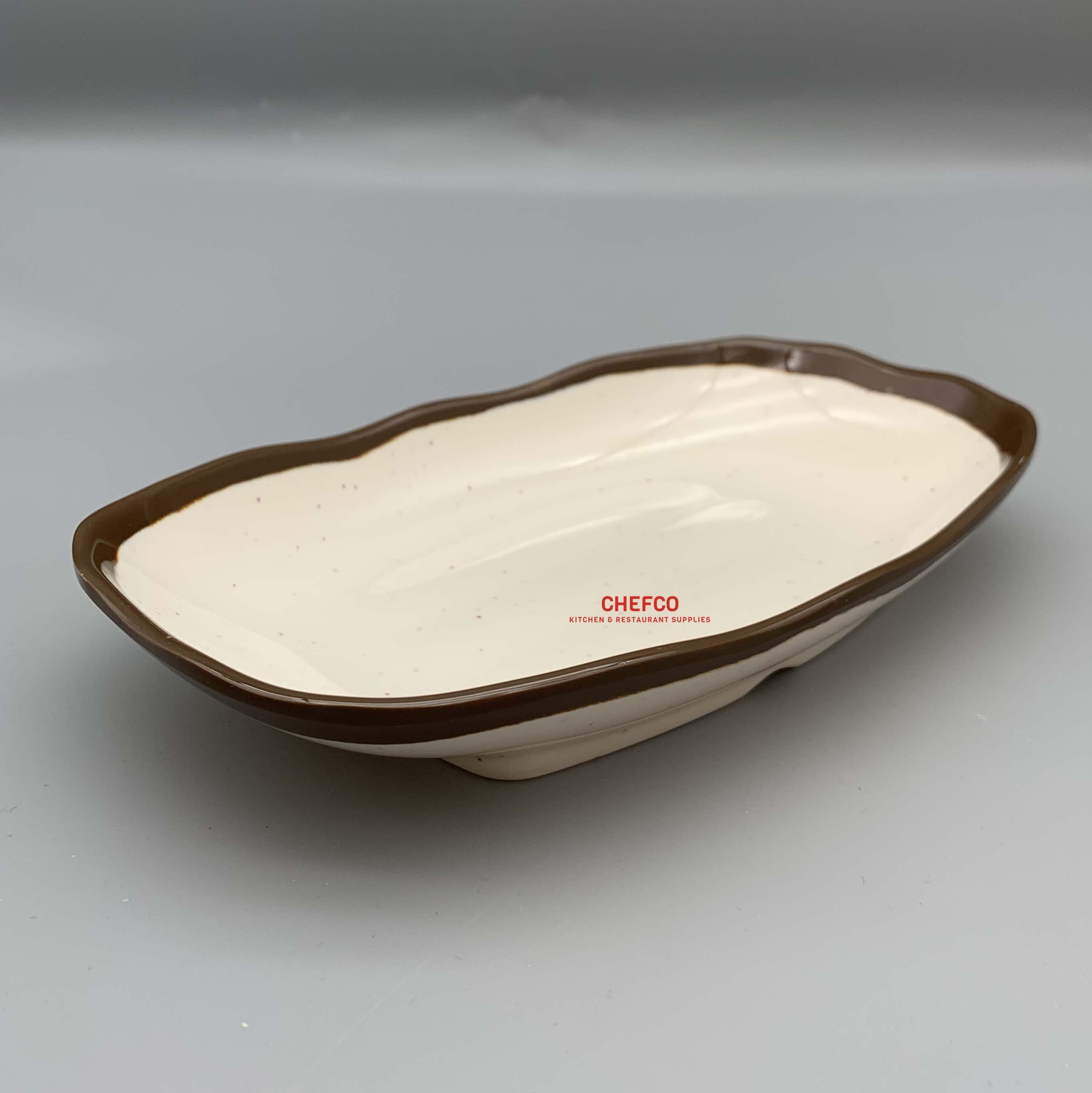 Two Toned Rim Melamine Plate (JS3208L,JS3209L) - Chefcoca