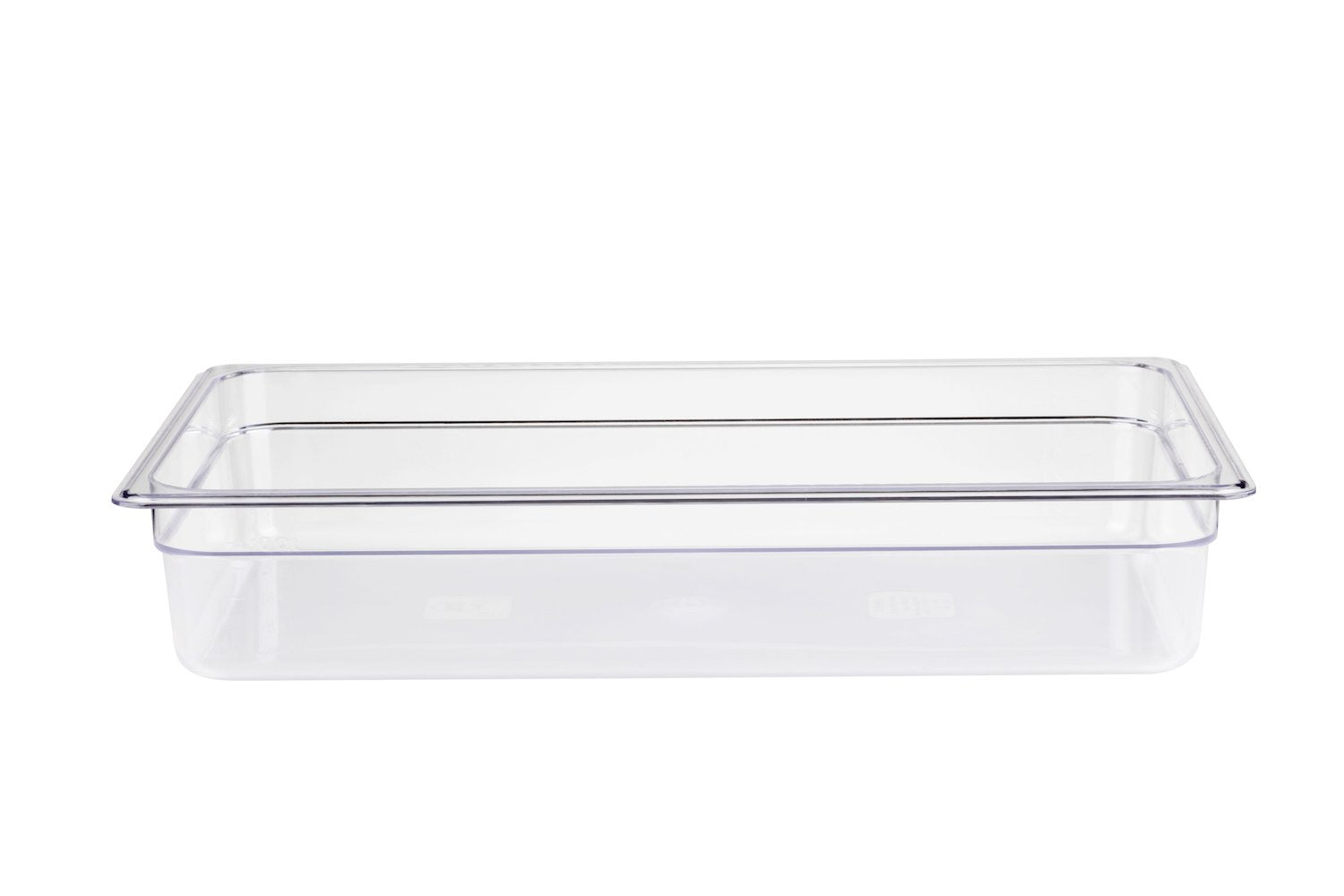 JW-P122, GN Food Pan ,Polycarbonate 1/2 Size (32.5cmL x 26.5cmW x 6.5cmD) - Chefcoca