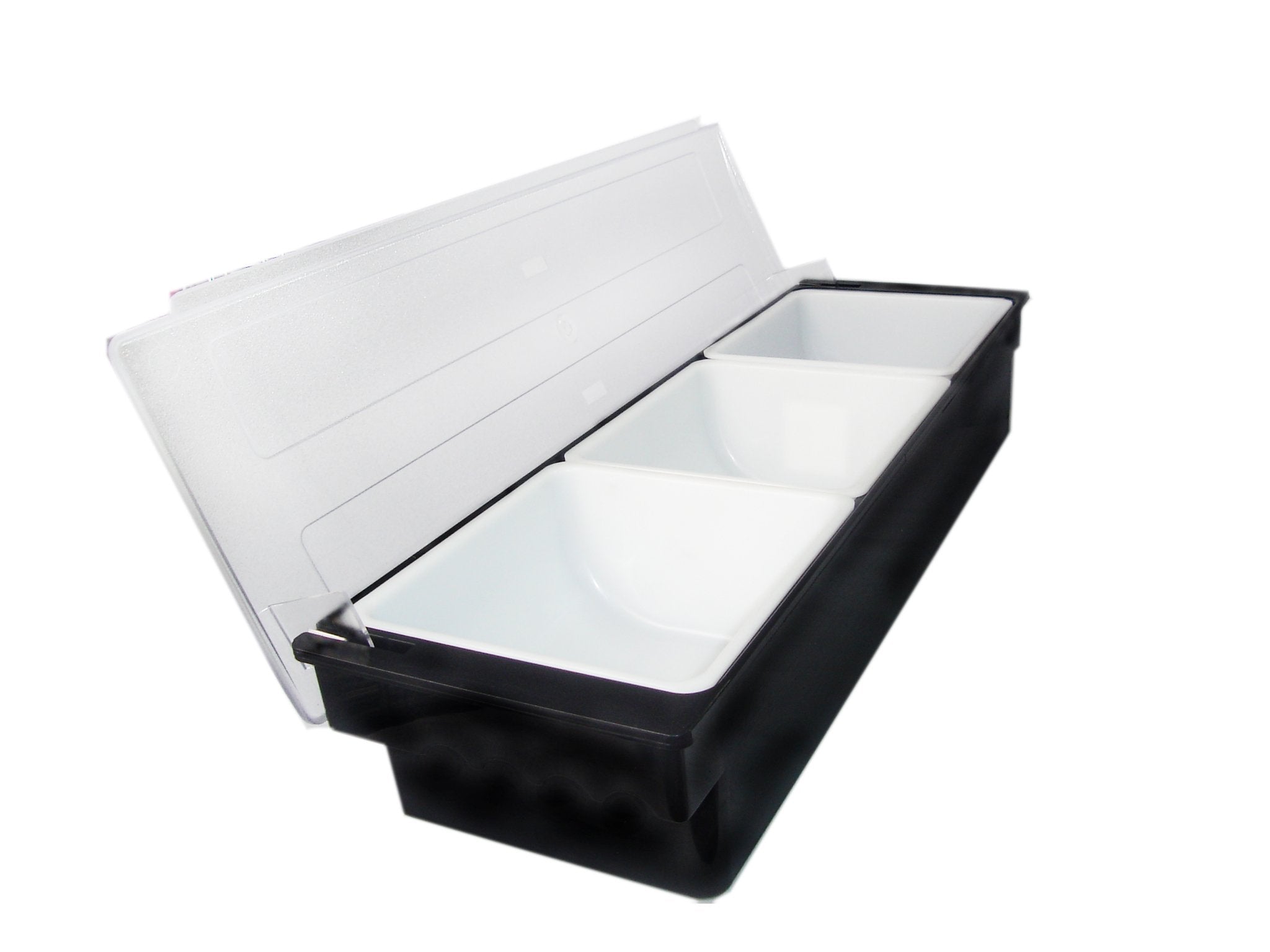 JW-B3B, 3-Compartments,Bar Condiment Compartment Holder - Chefcoca
