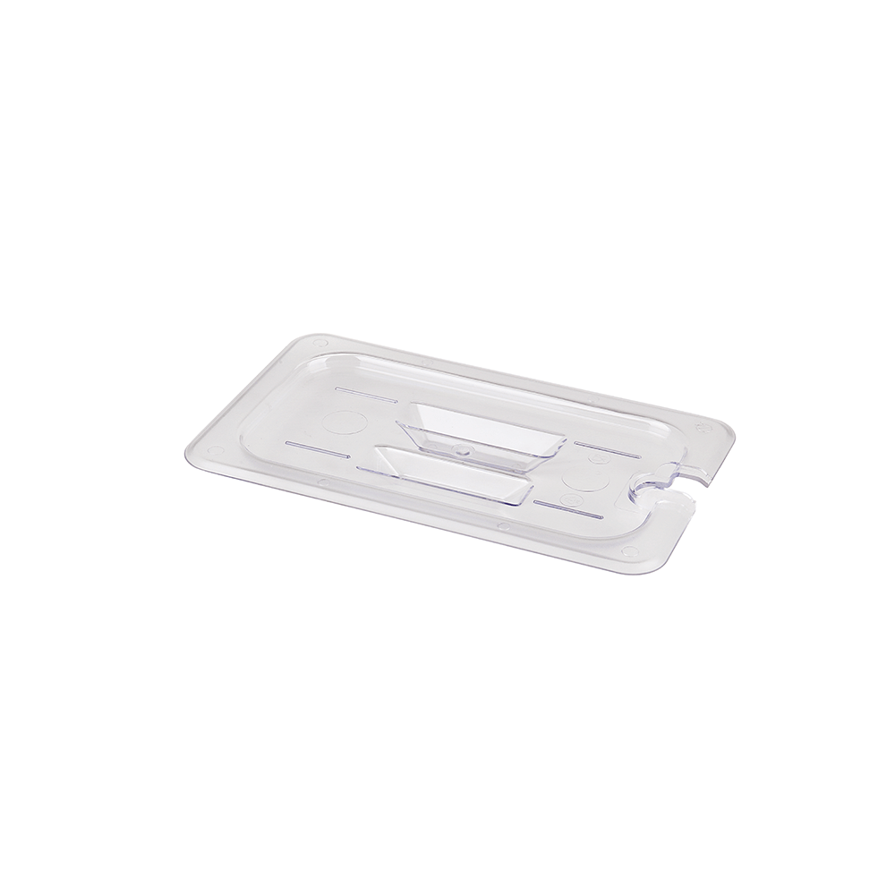 Polycarbonate GN Food Pan Notched Handle Style Lid - Chefcoca