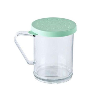 Shaker Dredge 10oz with Beige Salt & Pepper  Lid - Chefcoca