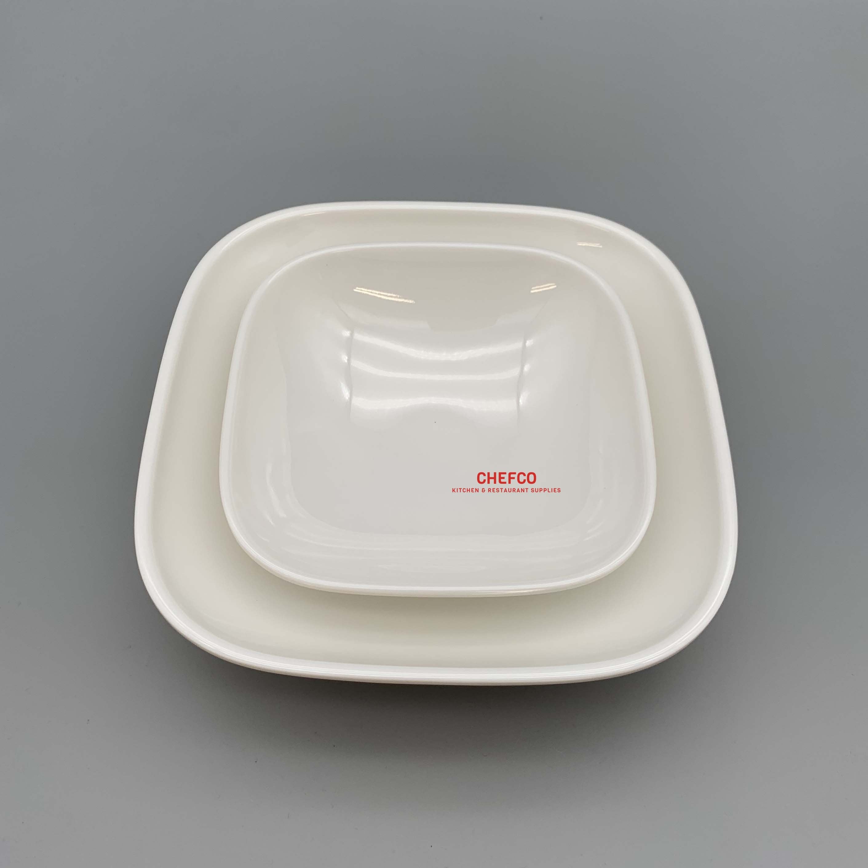 Deep Square Melamine Bowl (YJ002-YJ003) - Chefcoca