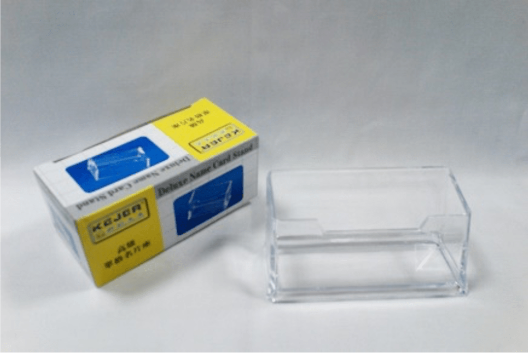 Single Compartment Business Card Holder Stand - Chefcoca