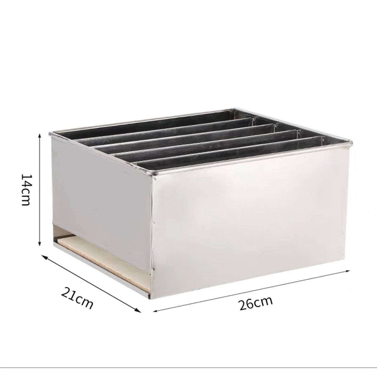 Stainless Steel Knife Block, 5 Slots - Chefcoca