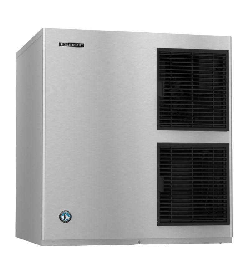 Hoshizaki KM-1100MAJ Air Cooled Crescent Cuber Icemaker with B-500SF 500lb Ice Storage Bin - Chefcoca